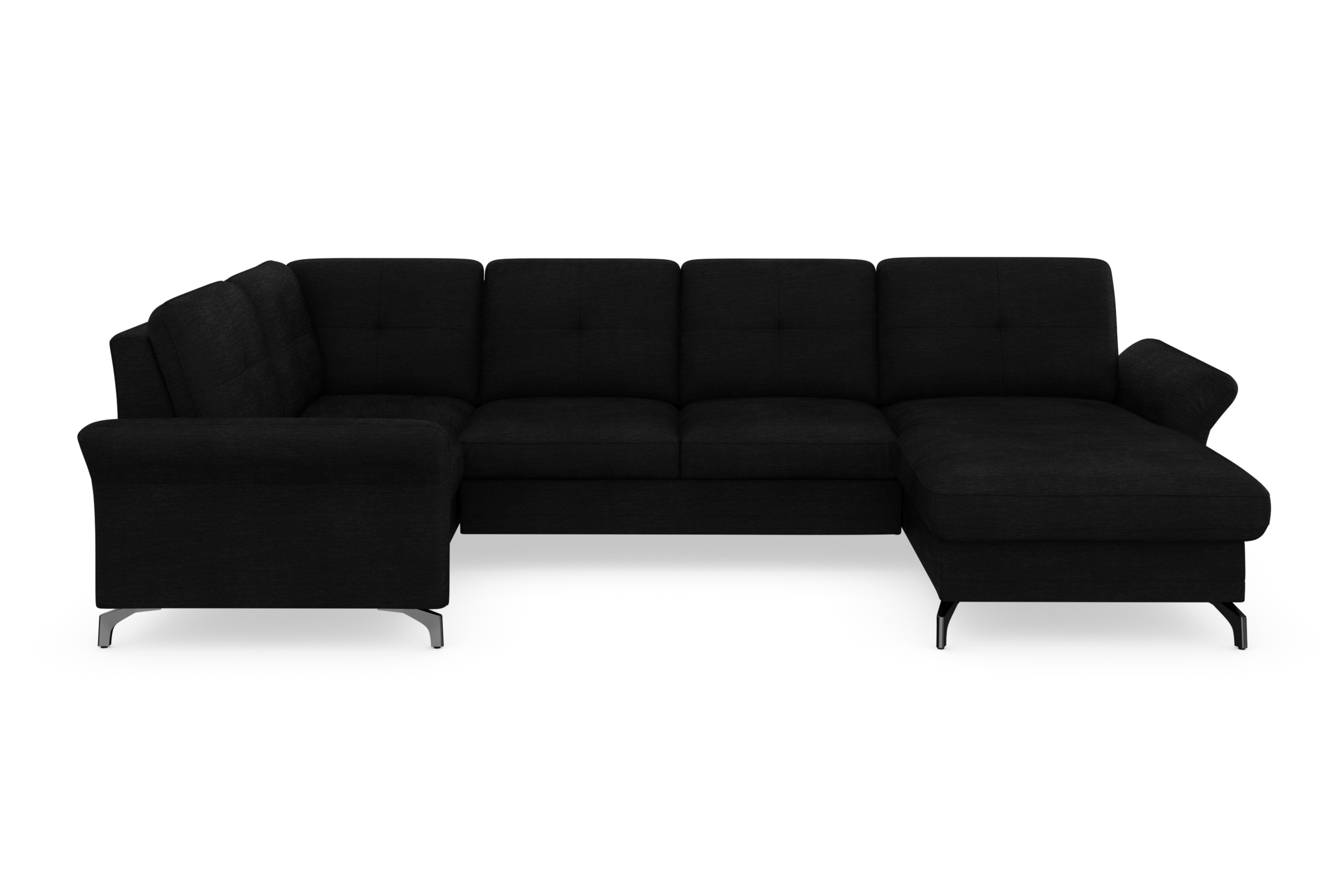 Home affaire Wohnlandschaft »Calando U-Form« wahlweise mit Bettfunktion, Be günstig online kaufen