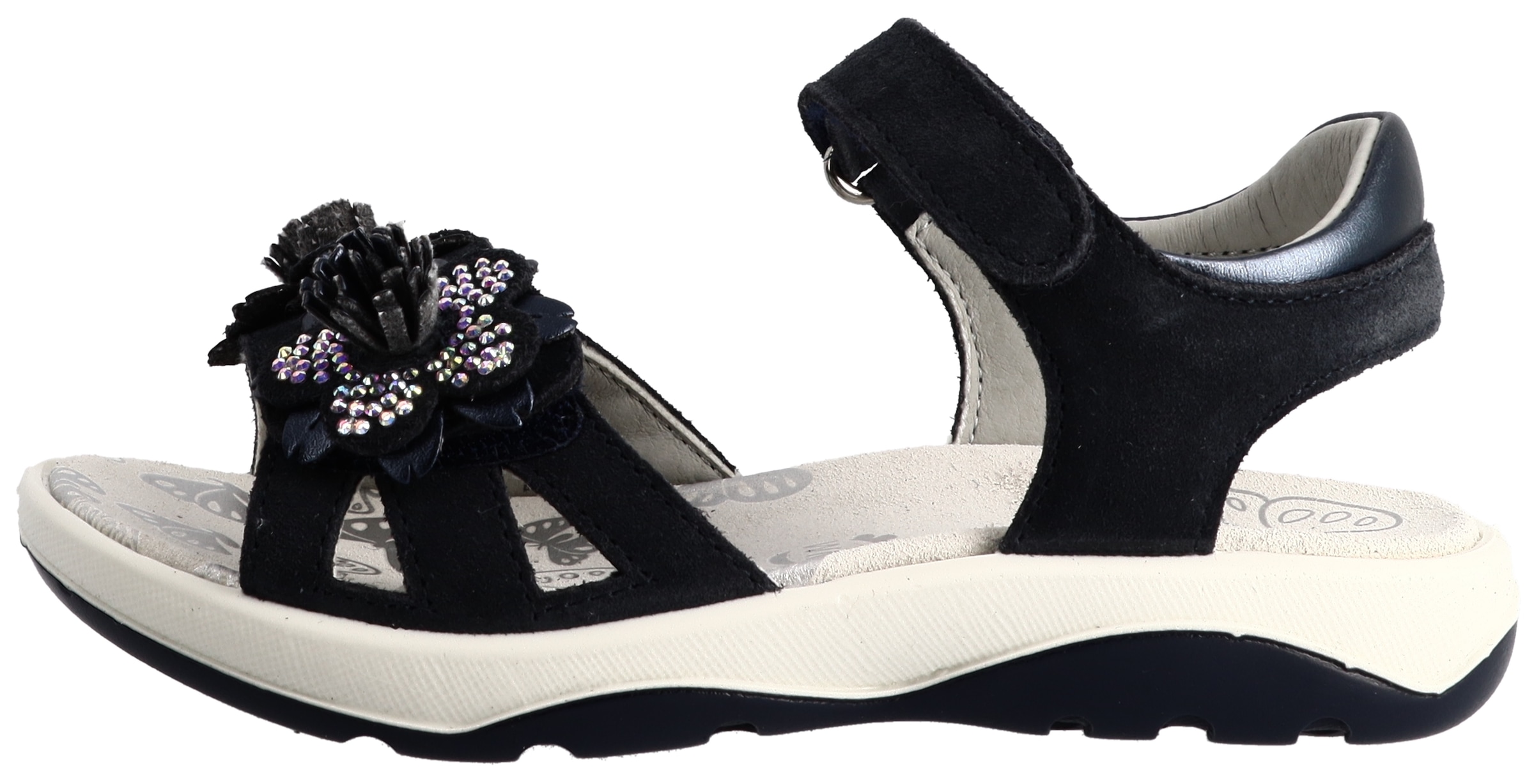 Lurchi Sandale »Florini 1«  Klettschuh mit Fransen, Größenschablone zum Download