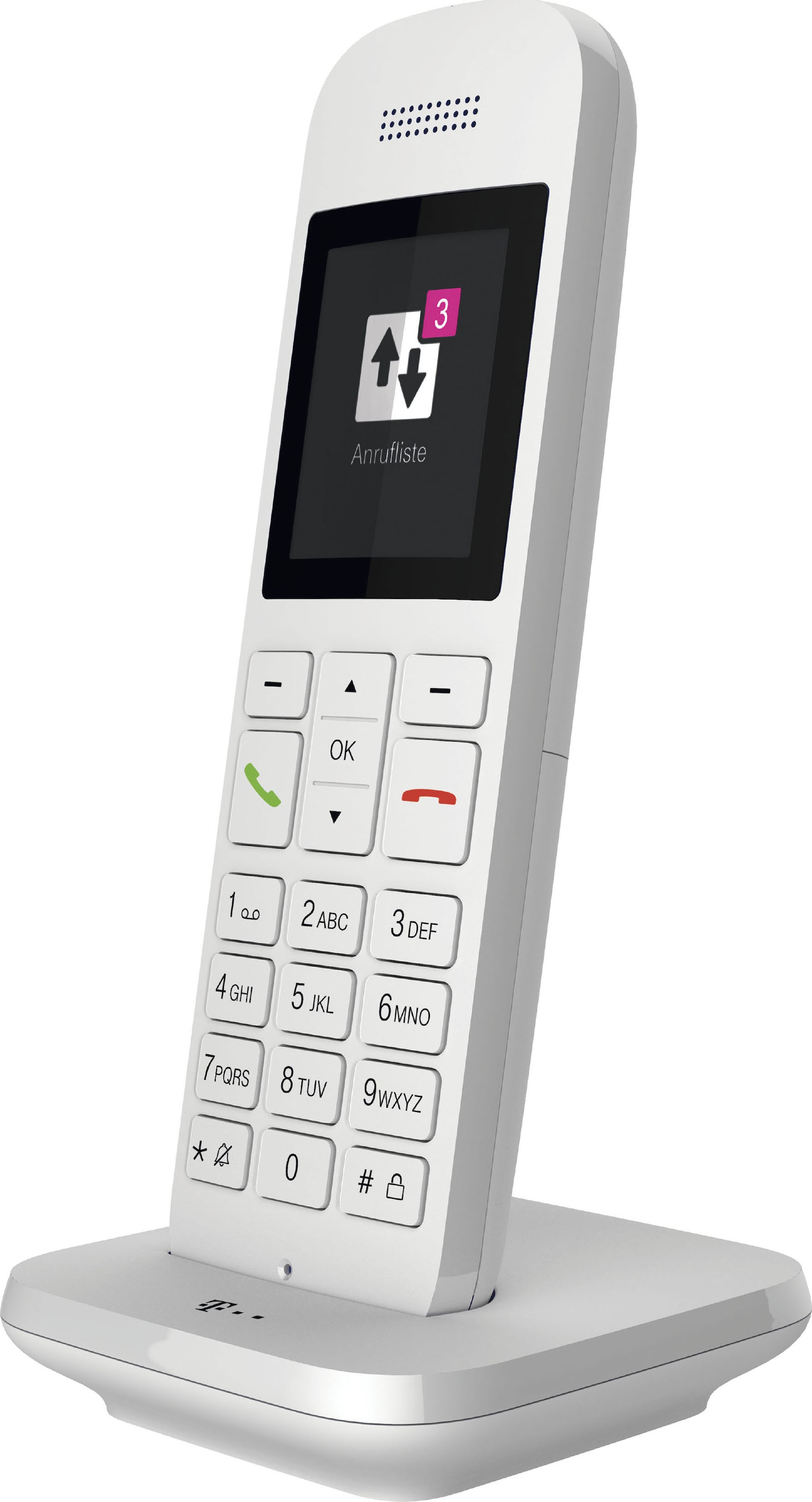 Telekom DECT-Telefon »Speedphone 12« (Mobilteile: 1 ) mit HD Voice, Multifunktionstaste 5 cm Farbdisplay