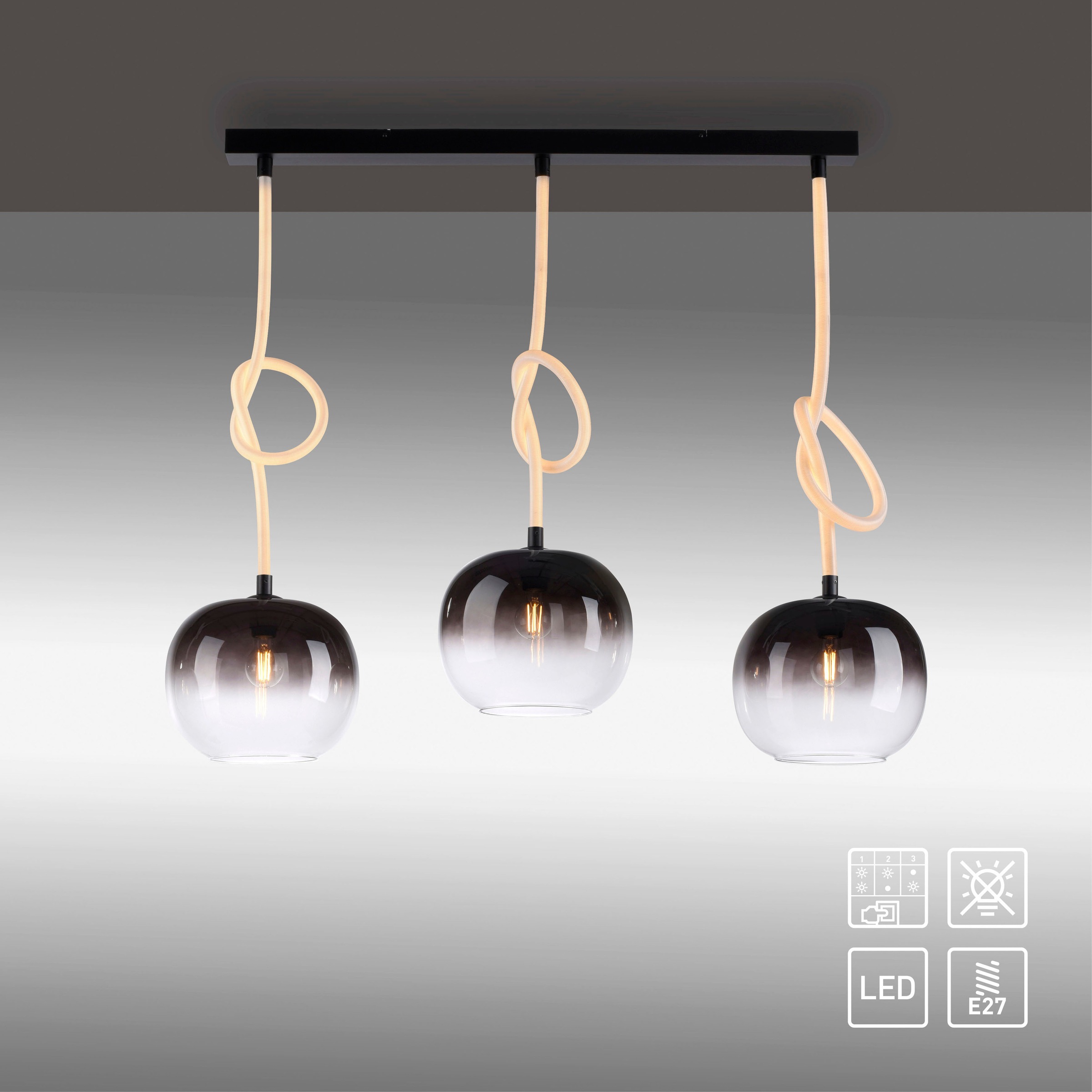 Paul Neuhaus Pendelleuchte »LUMA«, 6 flammig, Leuchtmittel LED-Board | LED fest integriert