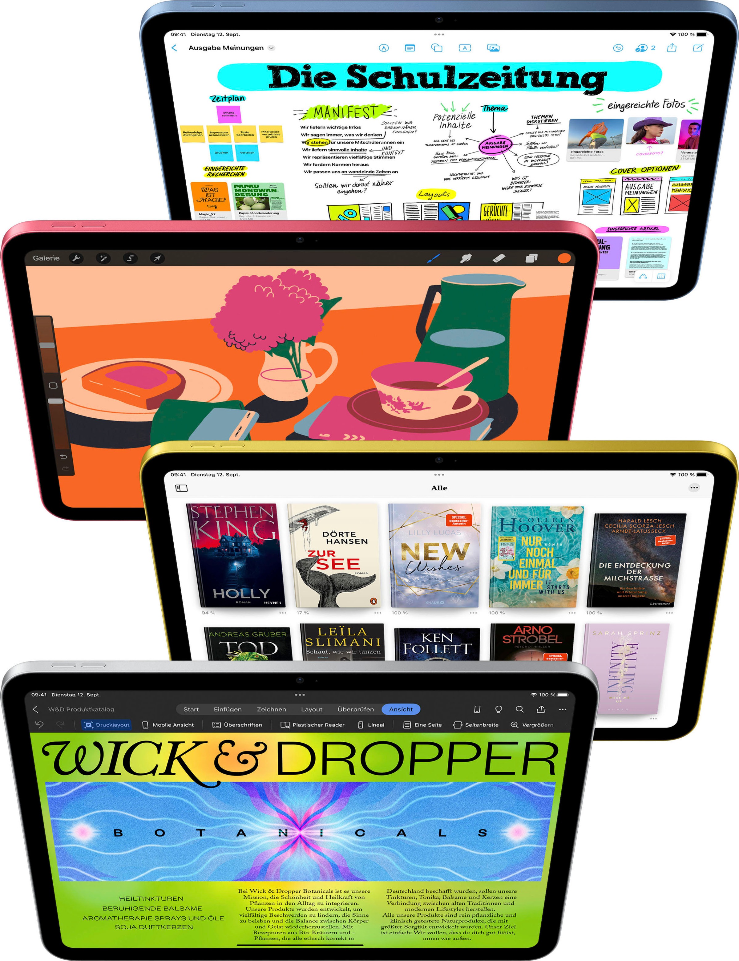 Apple Tablet »iPad Wi-Fi + Cellular 10 Generation inklusive Poweradapter«, (27,68 cm / 10,9 Zoll), iPadOS, 5G,)