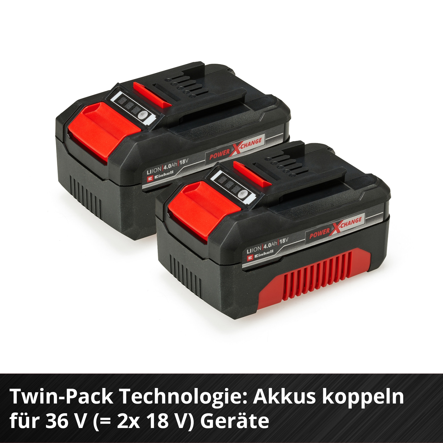 Einhell Akku »»PXC-Twinpack««, 18 V, 4 Ah