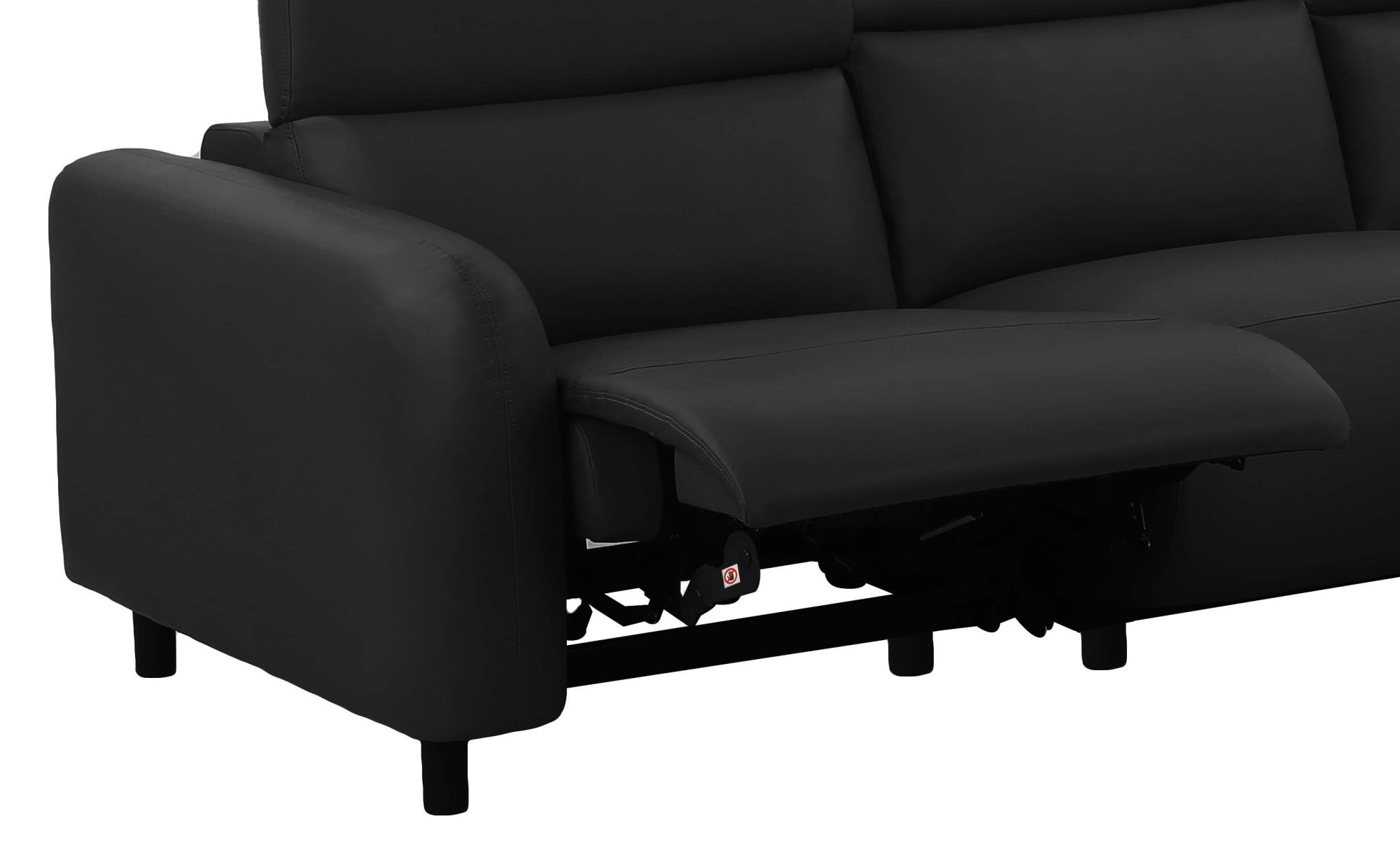 Home affaire Ecksofa »SKAANE Kunstleder, L-Form, 274 cm, manuelle u. elektrische Funktion,«, Kopfteilverstellung, Relax-und Liegefunktion, Federkernpolsterung