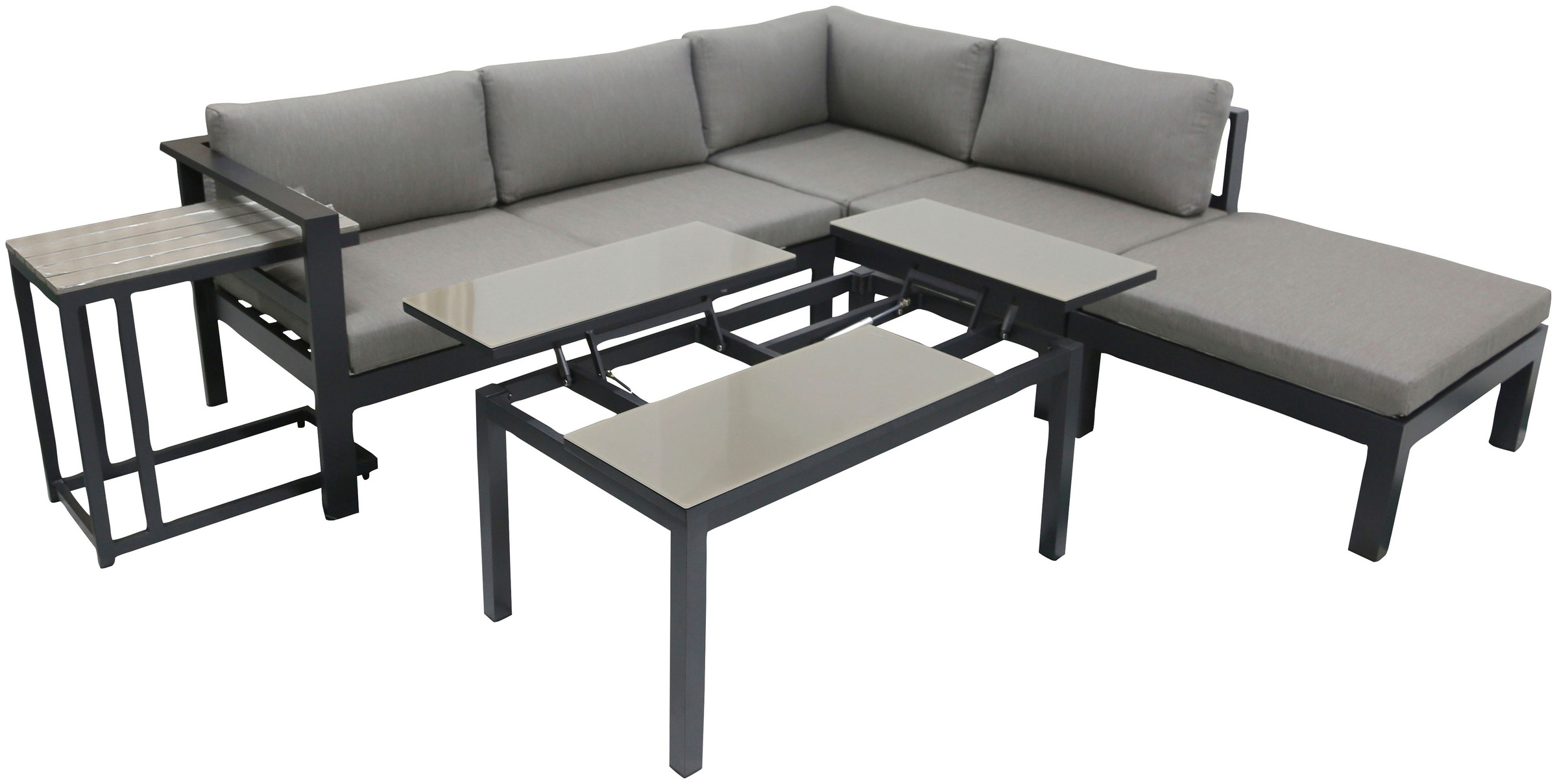 Garden Pleasure Gartenlounge-Set »MIRANDA« 5 Stk. tlg. günstig online kaufen