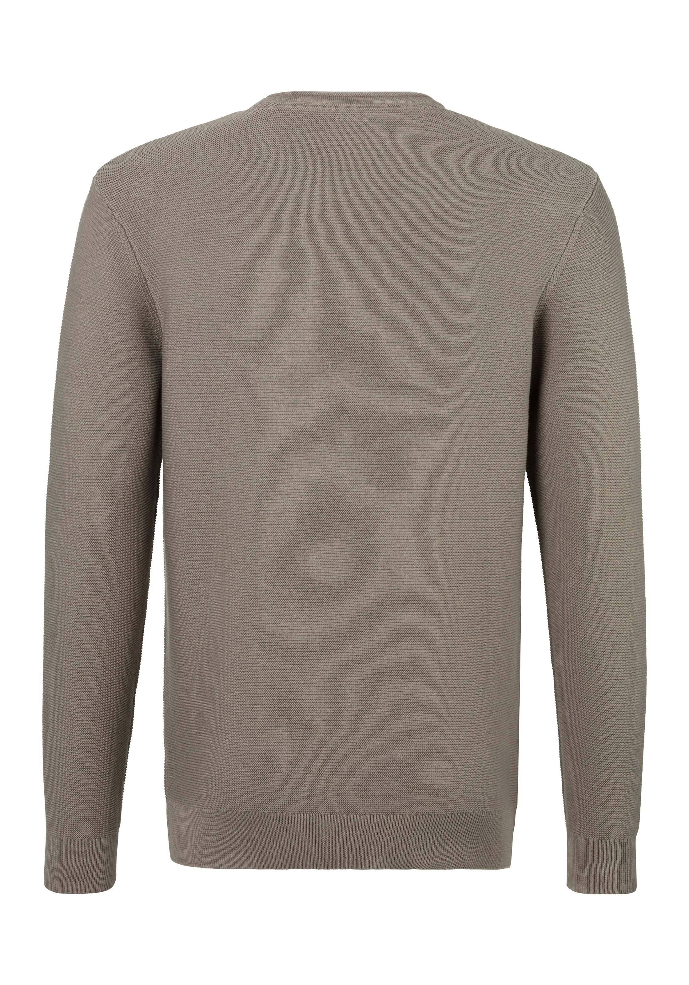 AUTHENTIC LE JOGGER Strickpullover, mit Double-Layer Optik, Pullover aus reiner Baumwolle