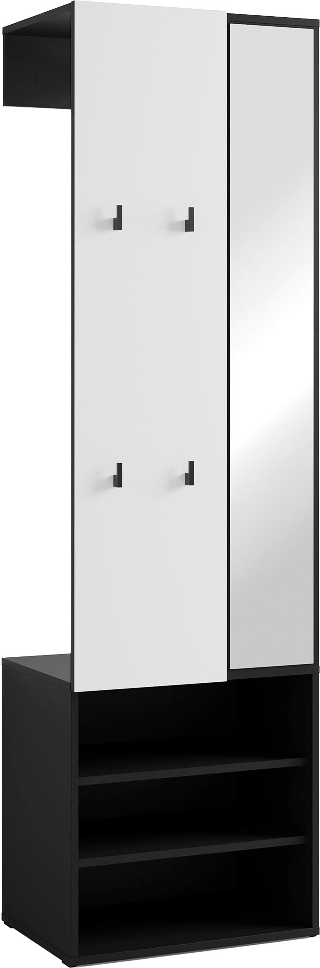 byLIVING Kompaktgarderobe »Dielen - Set Andorra« 1 Stk. tlg. maximale Ordnu günstig online kaufen