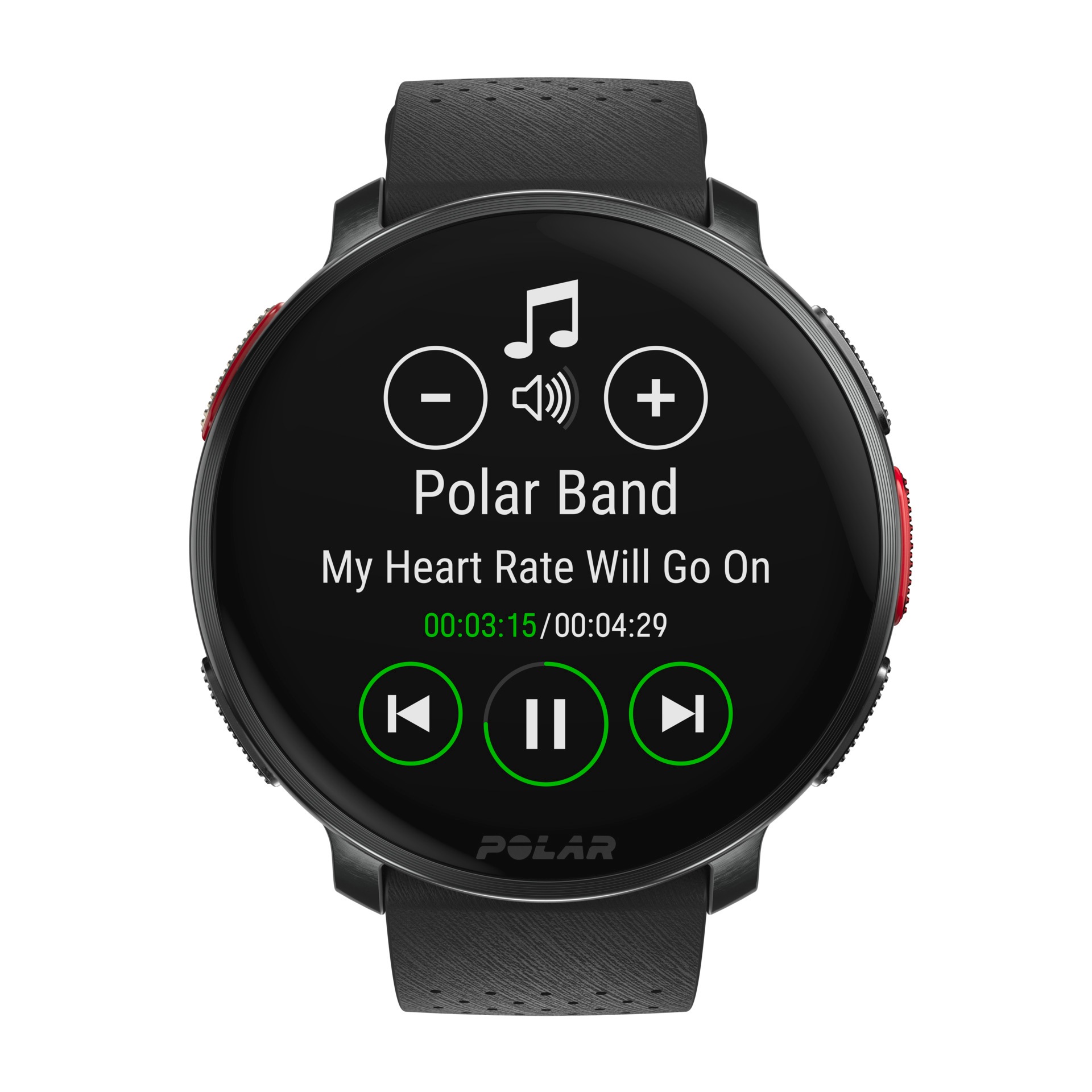 Polar Smartwatch »VANTAGE V3«, (3,5 cm / 1,39 Zoll), 32 GB, Premium-Multisportuhr Silikon-Armband S-L