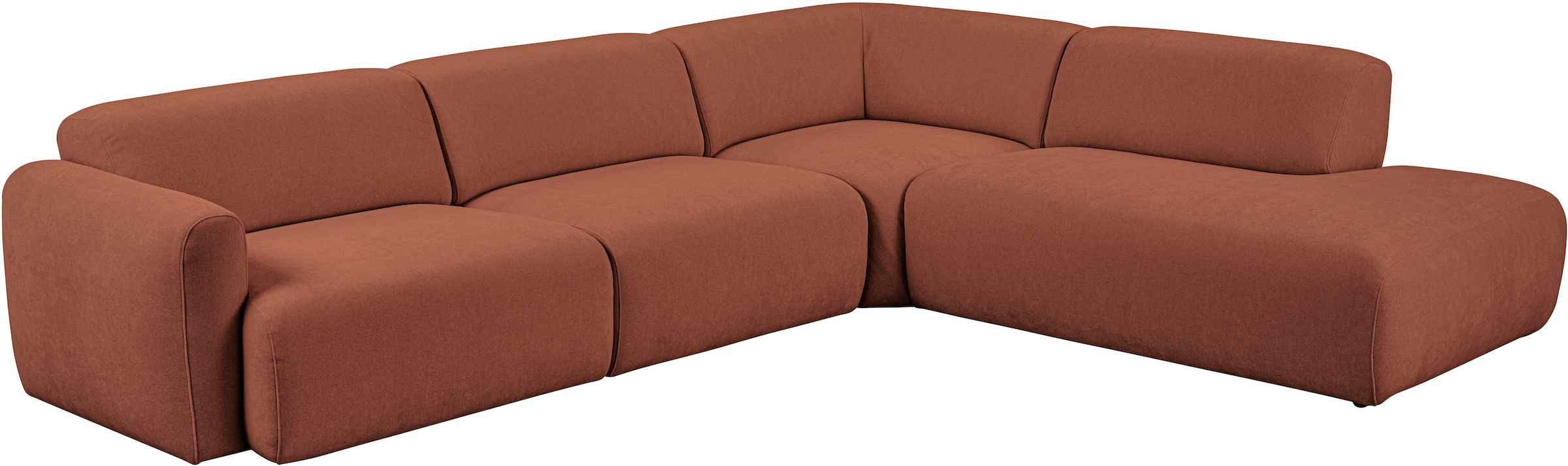 andas Ecksofa »Myrland«, Breite 241 cm, Chenille, Easy Clean Stoff, mit Kaltschaum