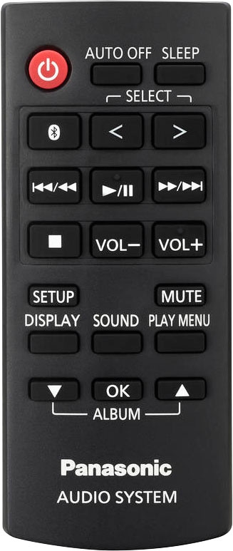 Panasonic Boombox »RX-D552E-K CD-«, kaufen auf W) (DAB+)-UKW Rechnung (Bluetooth mit FM-Tuner-Digitalradio 20 RDS