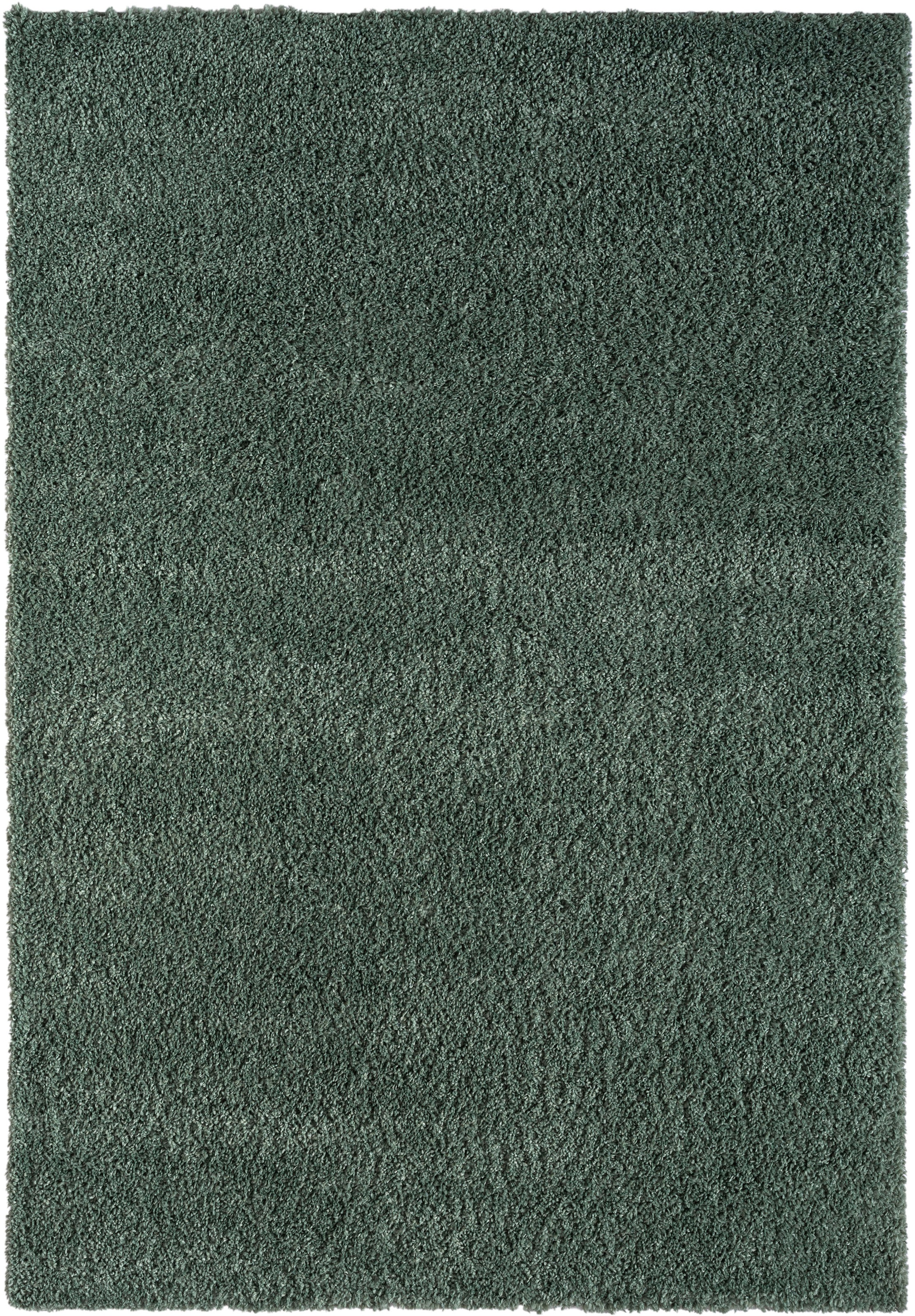 Myflair Möbel & Accessoires Hochflor-Teppich »My Shaggy«, rechteckig, 37 mm Höhe, Shaggy, Uni-Farben, leicht glänzend, Microfaser, extra flauschig