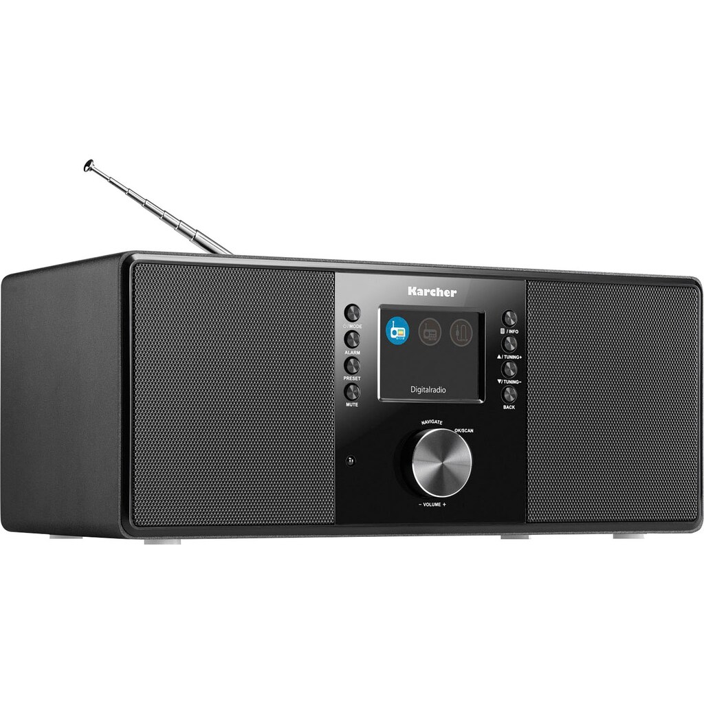 Karcher Digitalradio (DAB+) »DAB 5000«, (Digitalradio (DAB+)-FM-Tuner mit RDS-UKW mit RDS 10 W)