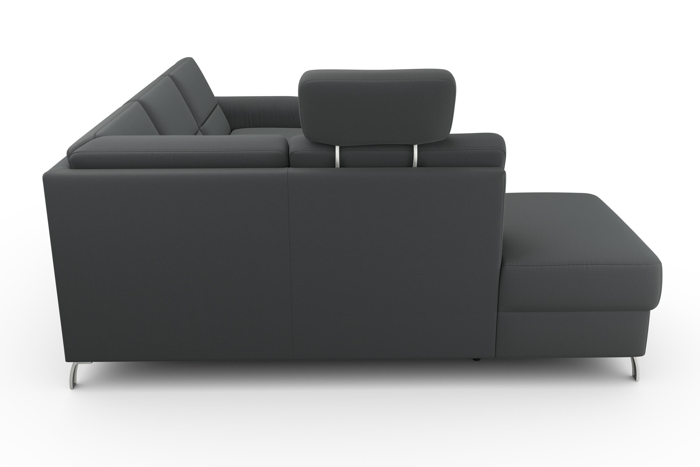 sit&more Ecksofa »Palmera L-Form«, Federkern, wahlweise mit Bettfunktion und mit/ohne Stauraum