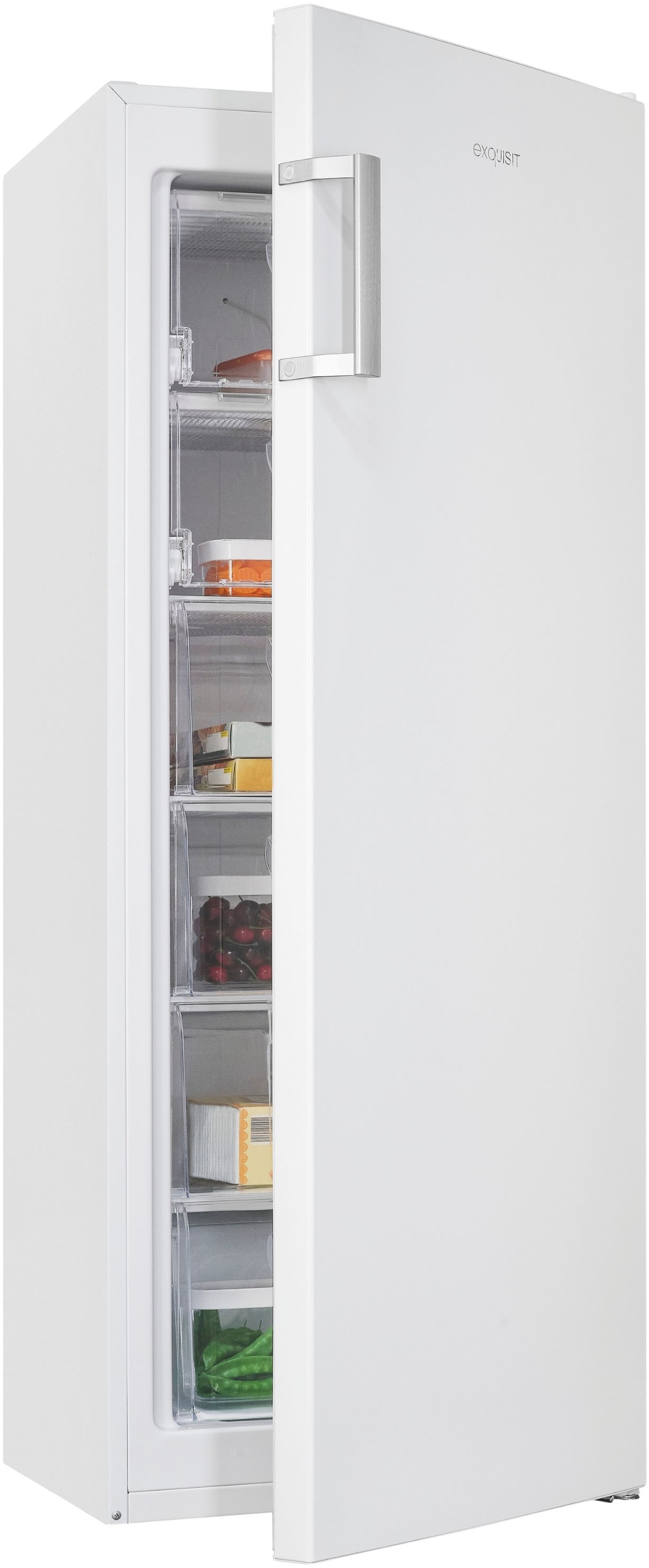 exquisit Gefrierschrank »GS230-H-050C weiss« 144 cm hoch 54 cm breit günstig online kaufen