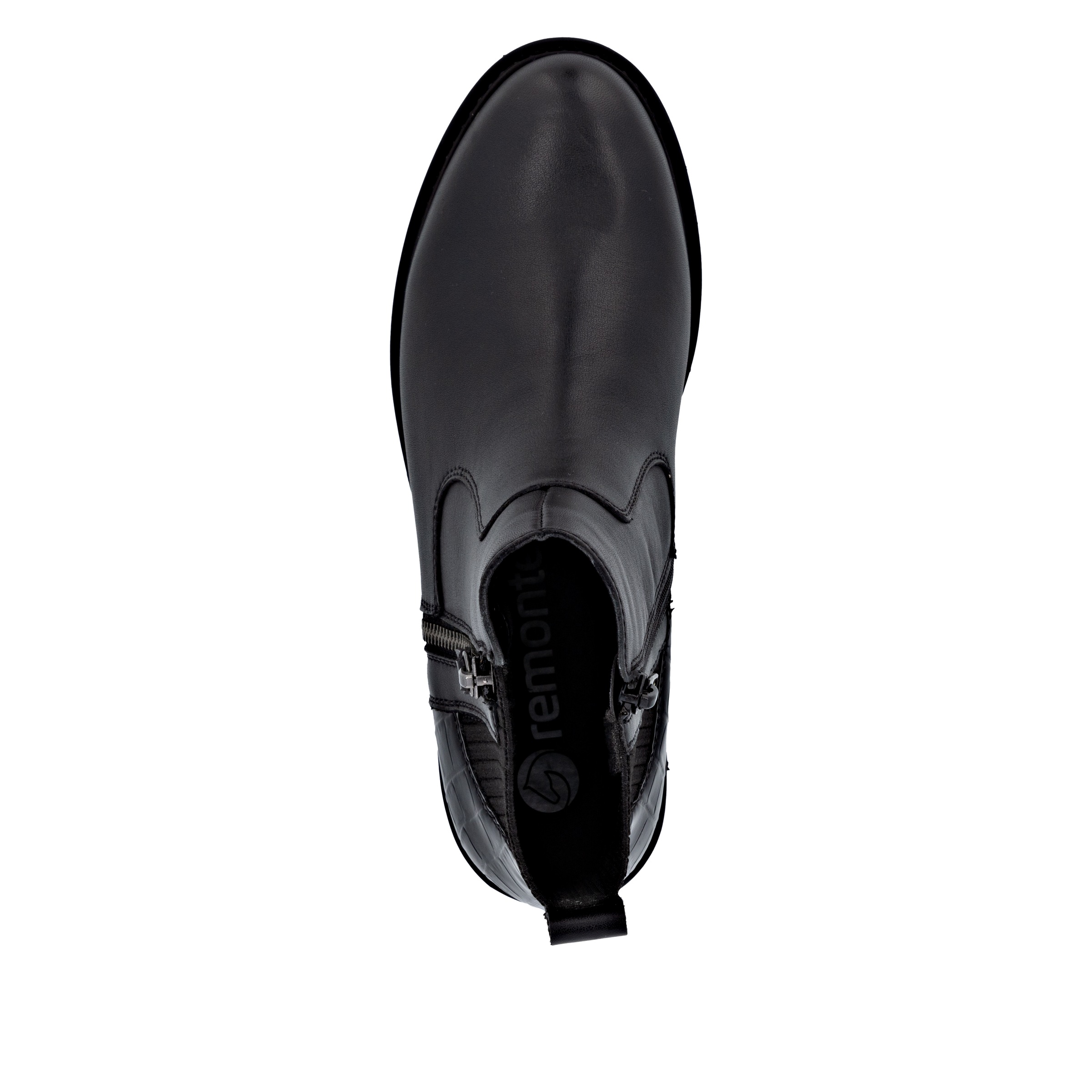 Remonte Chelseaboots, Stiefelette, Boots, Profilsohle, Blockabsatz, mit Innenreißverschluss