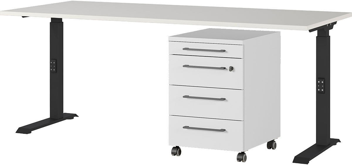 GERMANIA Büromöbel-Set »Agenda« Set bestehend aus höhenverstellbarem Schrei günstig online kaufen
