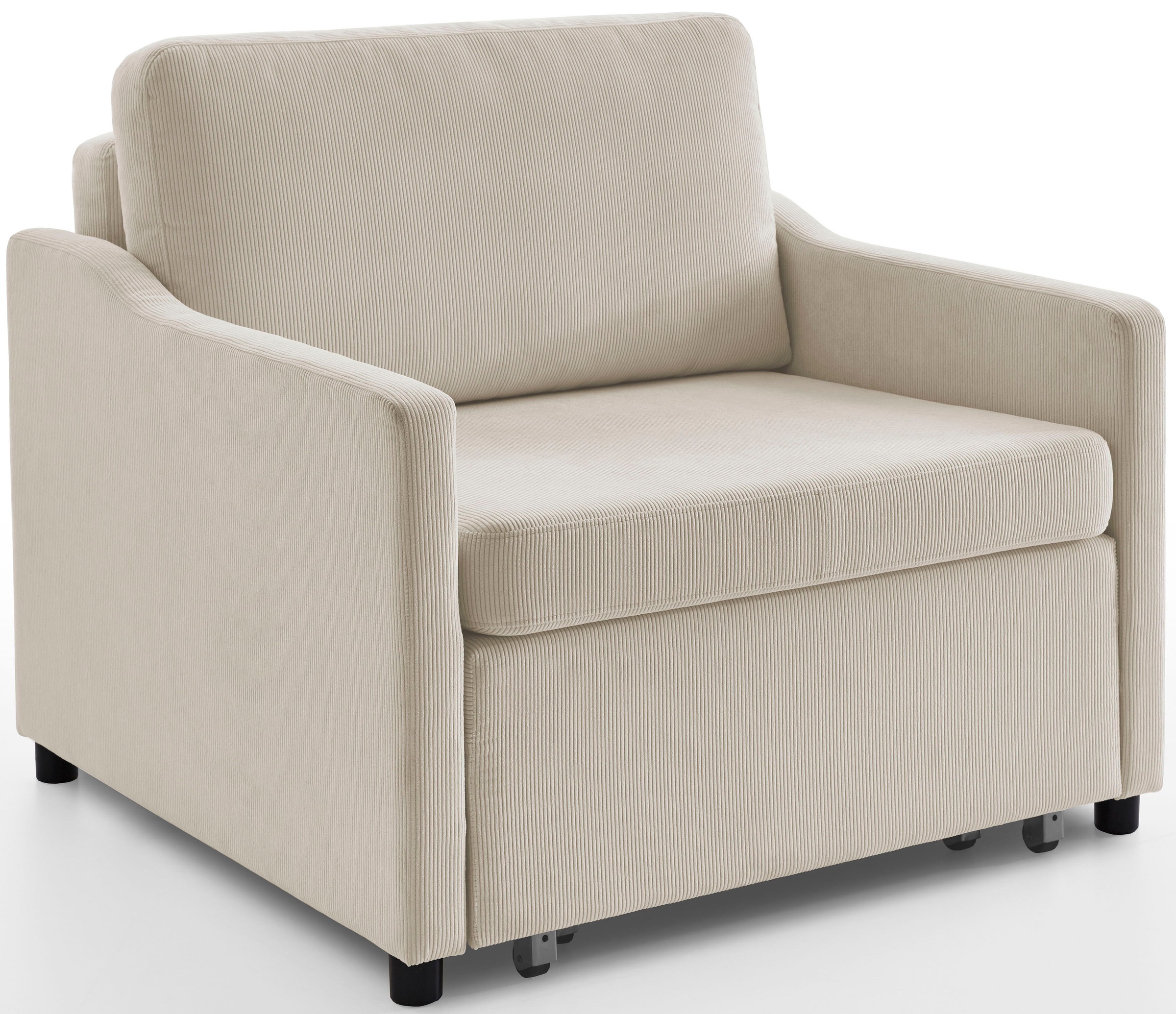 ATLANTIC home collection XXL-Sessel "Anella", mit Cord-Bezug, mit Schlaffun günstig online kaufen