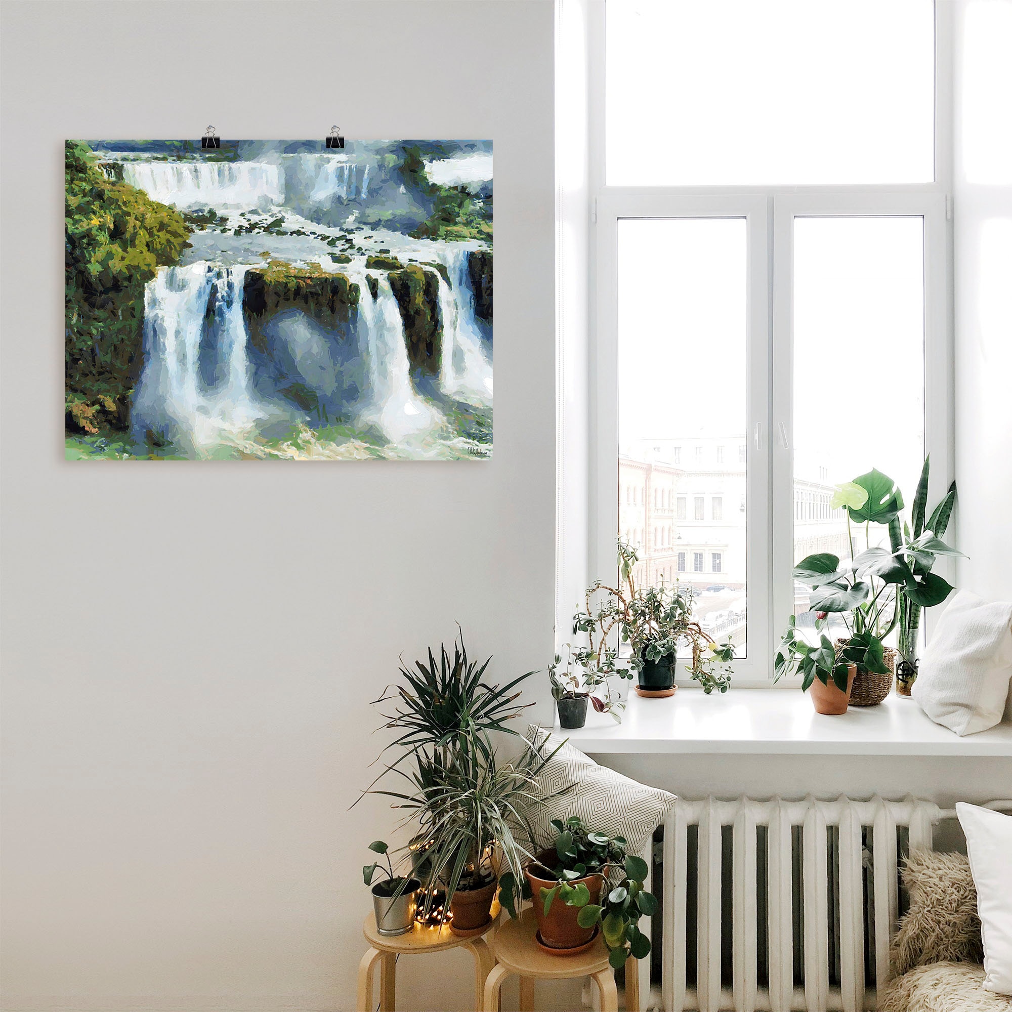 Artland Poster »Iguazu Wasserfälle IV«, Wasserfallbilder, (1 St.), als Alubild, Leinwandbild, Wandaufkleber oder Poster in versch. Größen