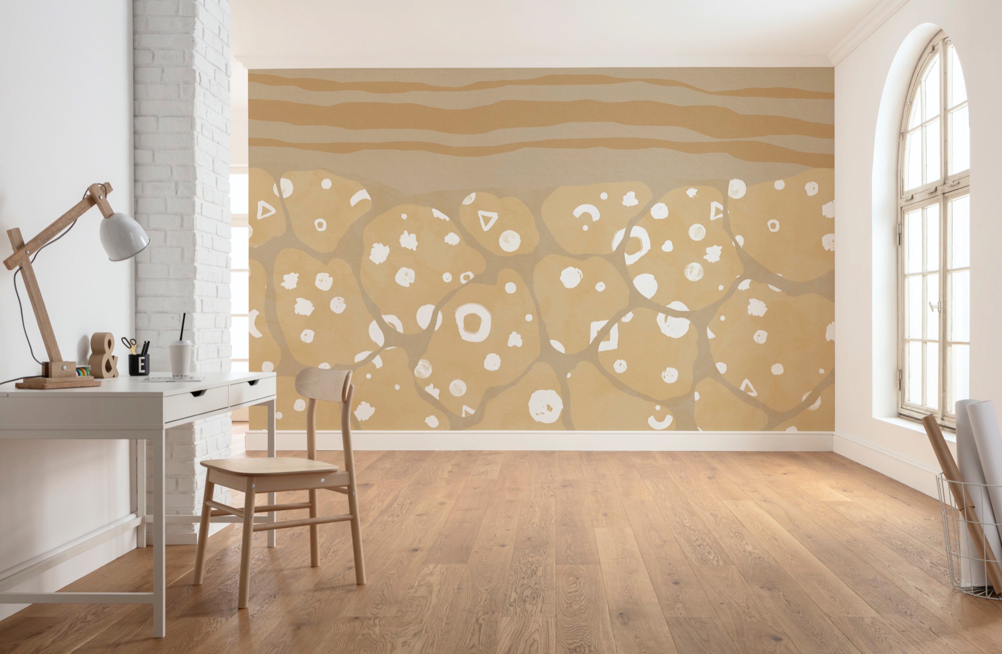 Komar Vliestapete »Digitaldruck Vlies - Subsoil - Größe 400 x 280 cm«, bedruckt, Wohnzimmer, Schlafzimmer