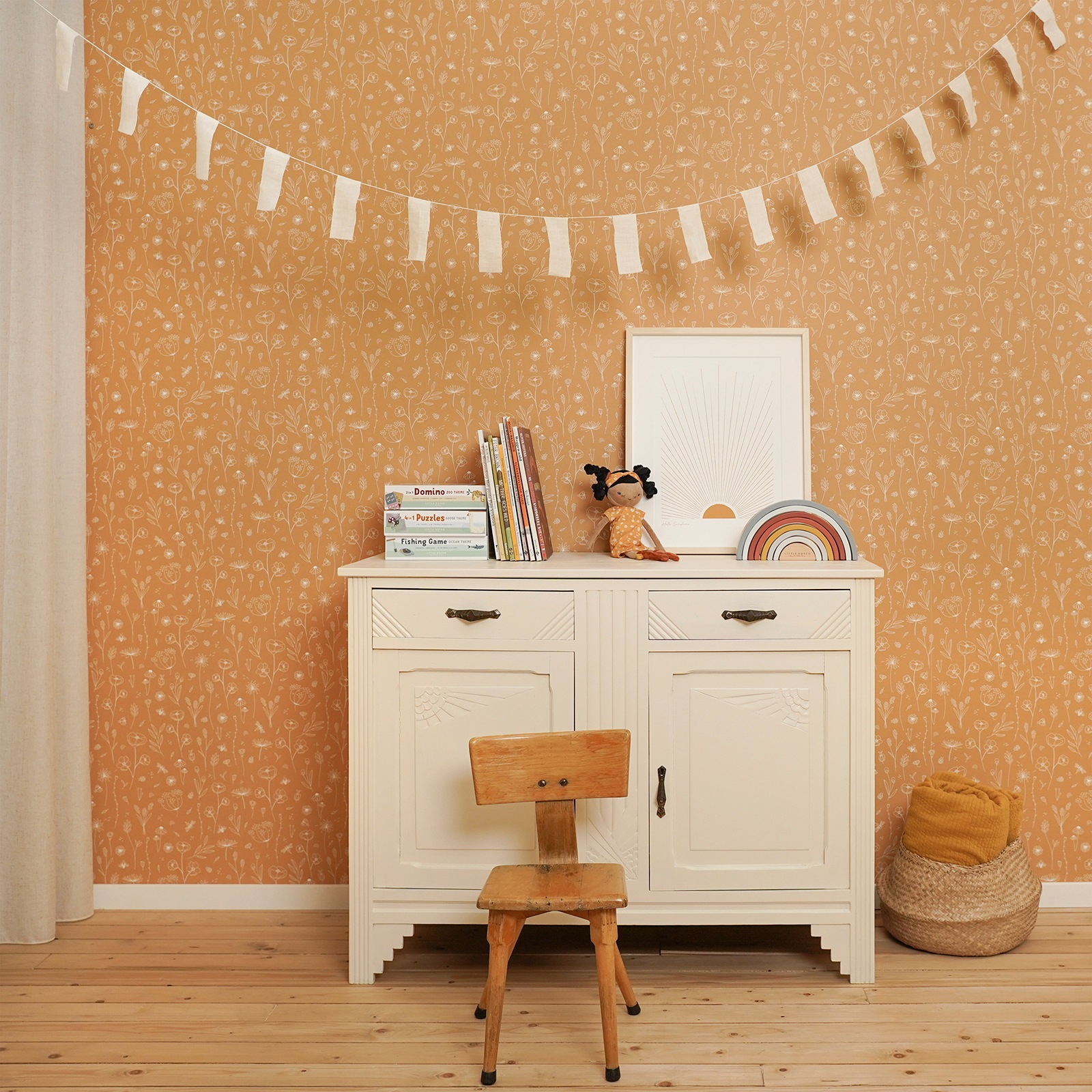 LITTLE DUTCH Vliestapete »Wild Flowers«, 10 m x 52 cm