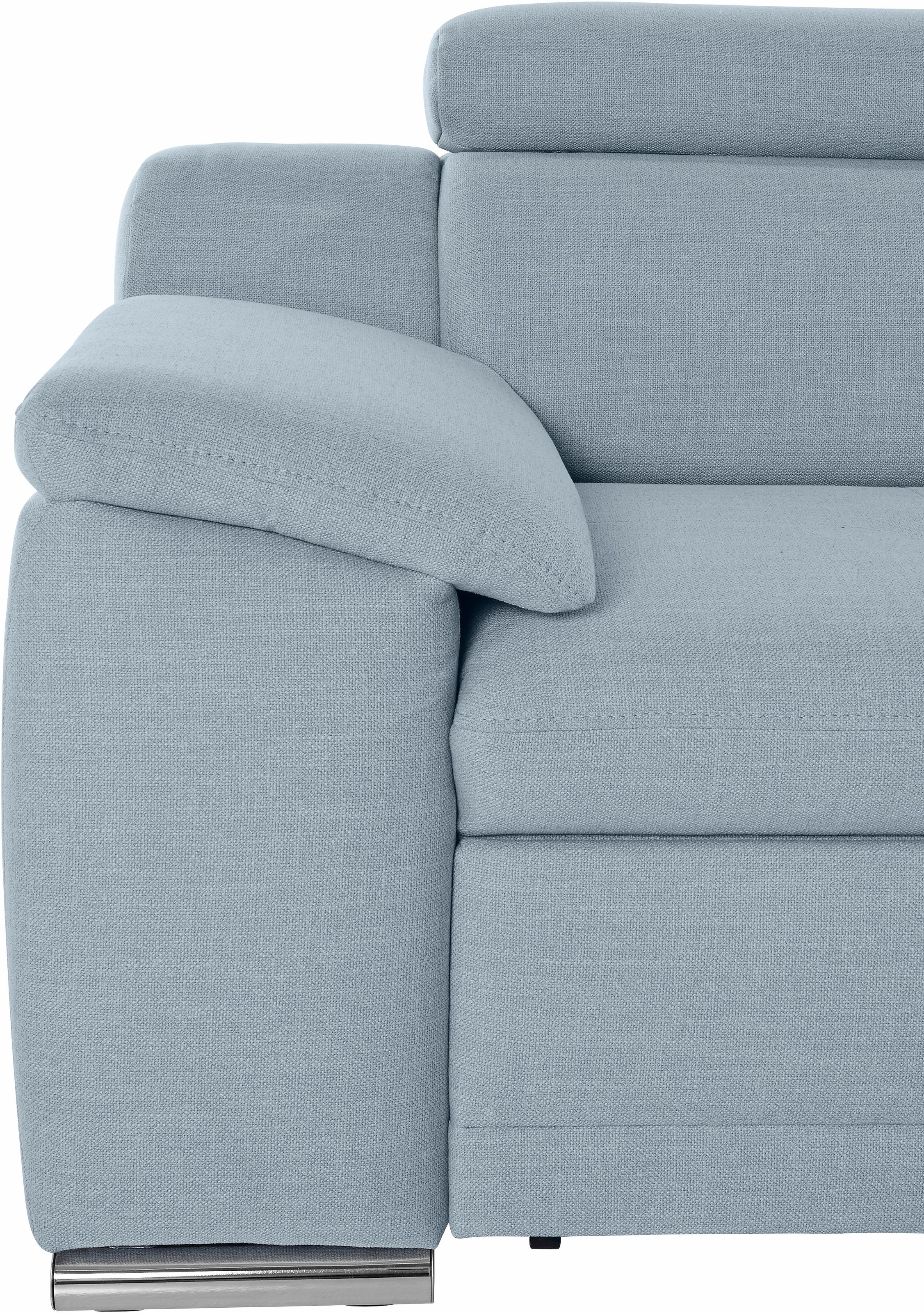 sit&more Ecksofa »Top Andiamo L-Form«, wahlweise mit Bettfunktion, inklusive Kopfteilverstellung