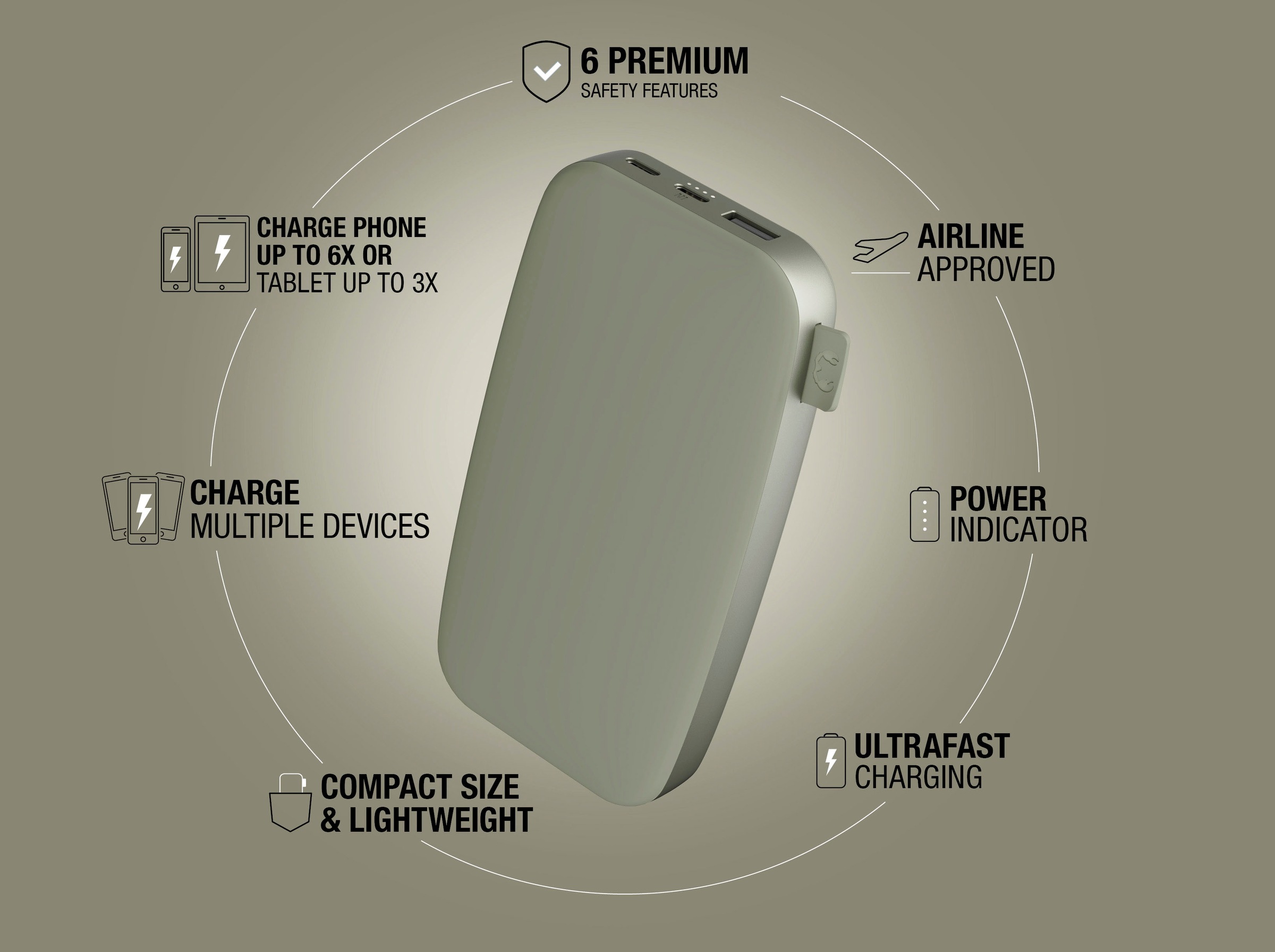 Fresh´n Rebel Powerbank »Power Pack 18000mAh mit USB-C, Ultra Fast Charge & 20W PD«