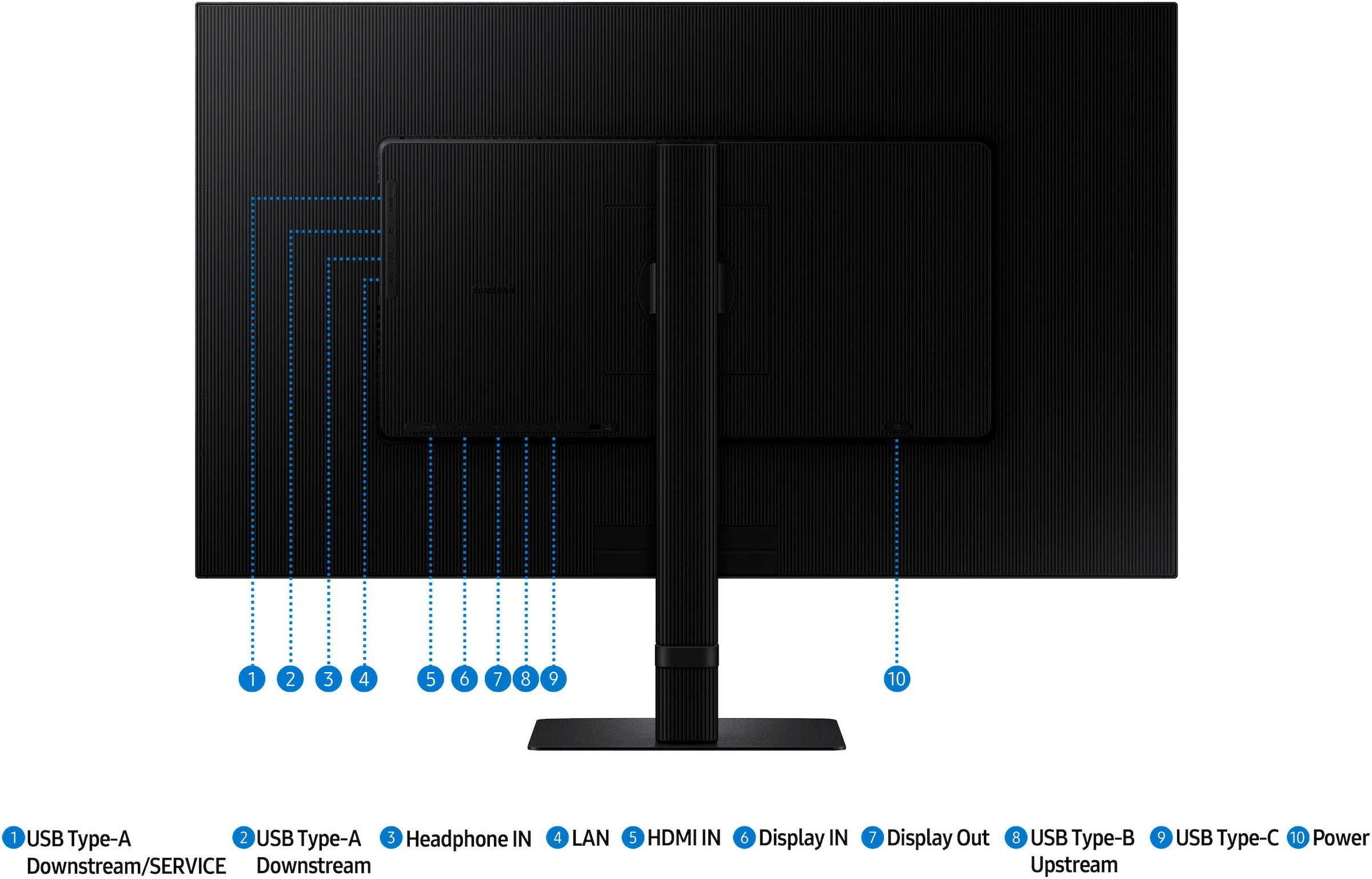 Samsung LED-Monitor »S60UD« 80 cm/32 ″  2560 x 1440 px Quad HD 5 Reaktionszeit 100 Hz