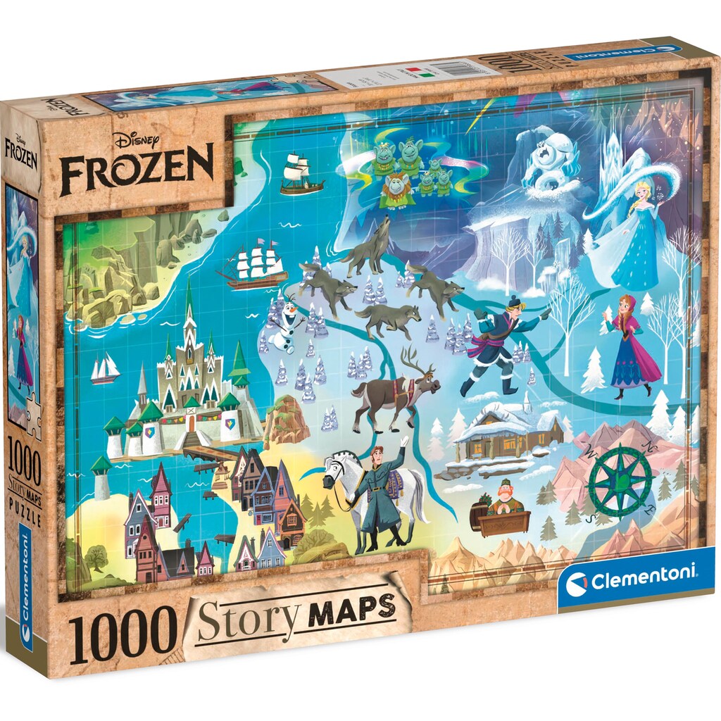 Clementoni® Puzzle »Disney Frozen Story Maps«