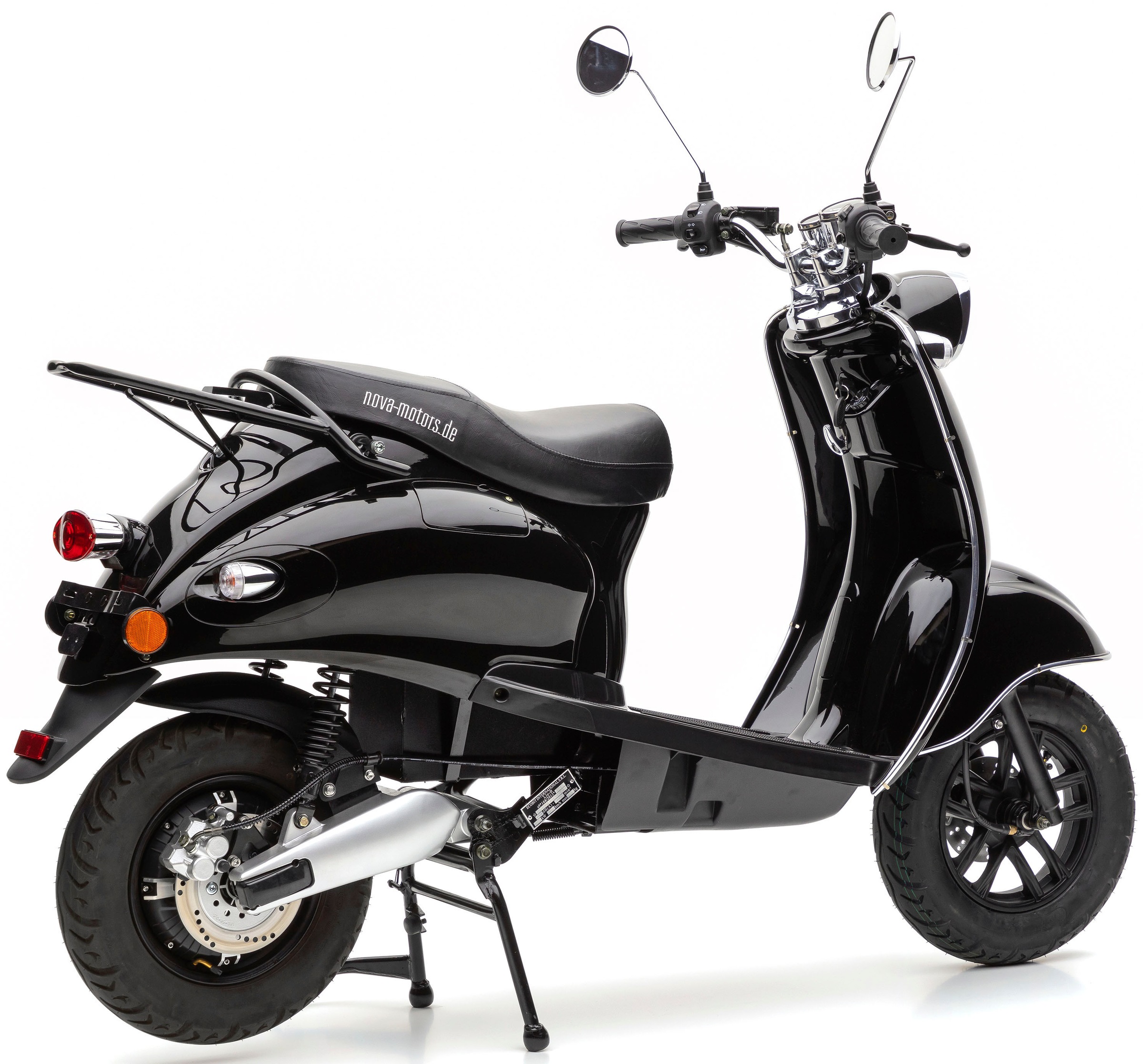 Nova Motors E-Motorroller »eRetro Star Li«, bis zu 40 km Reichweite, härteverstellbare Dual-Stoßdämpfer hinten