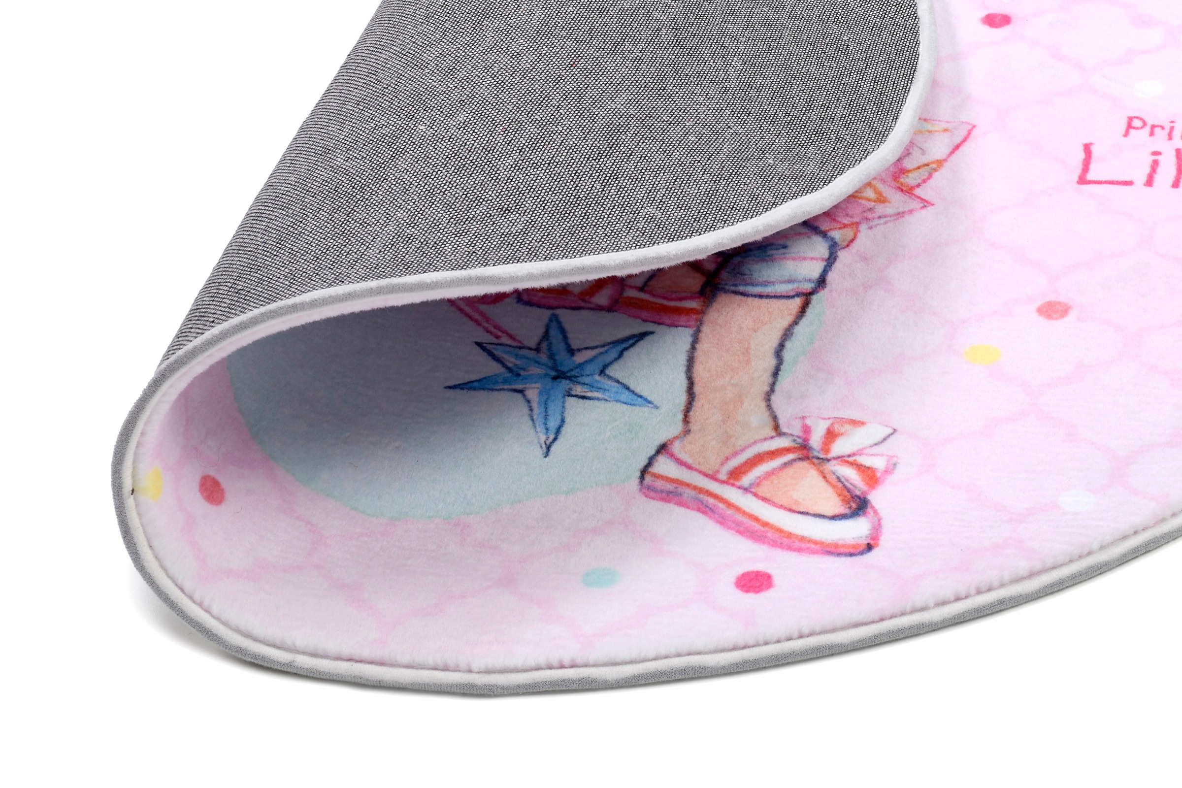Prinzessin Lillifee Kinderteppich »LI-M-135«, rund, 10 mm Höhe, bedruckt, niedliches Kondermotiv