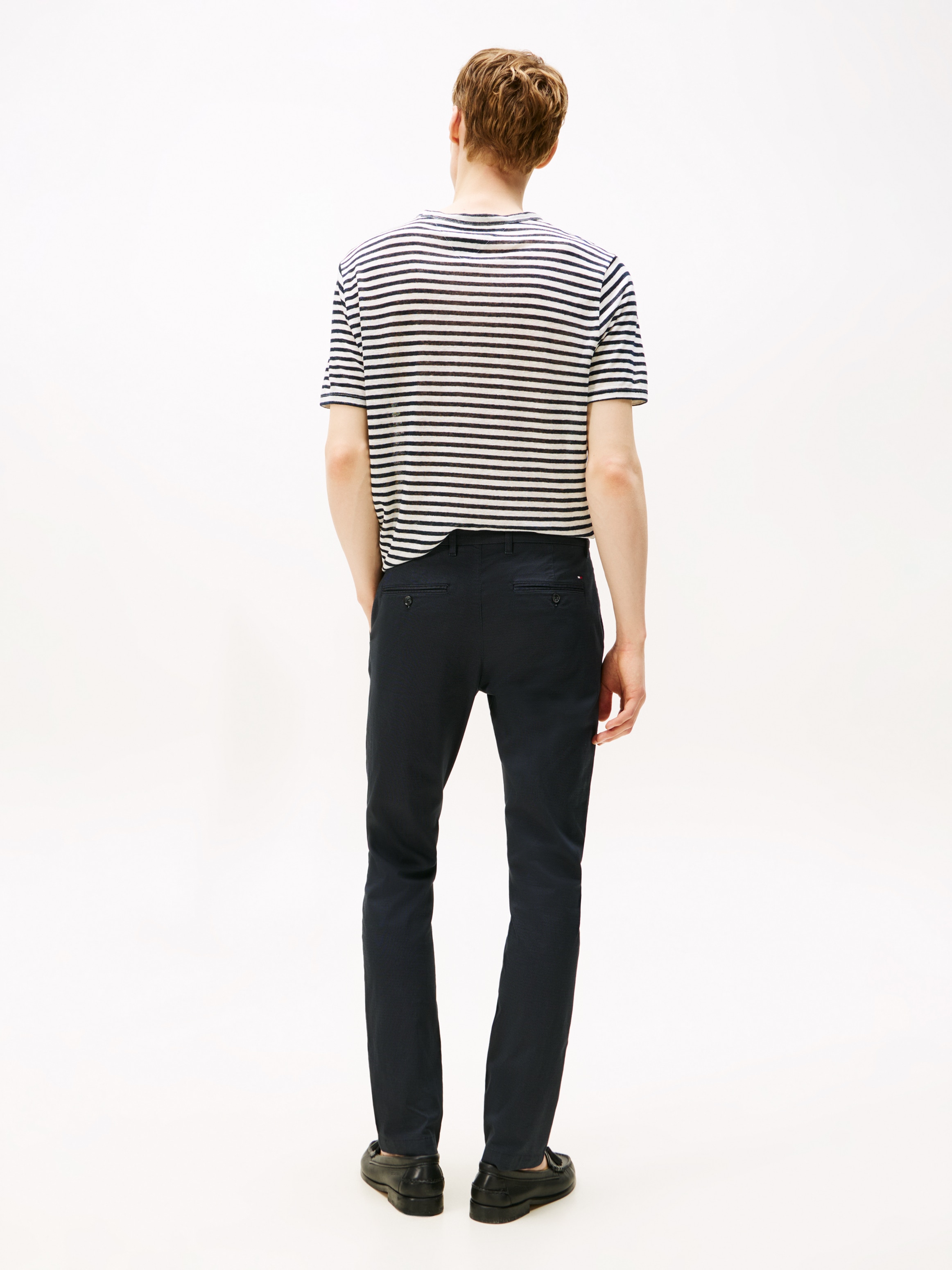 Tommy Hilfiger Chinohose »BLEECKER PRINTED STRUCTURE«, Slim FIT