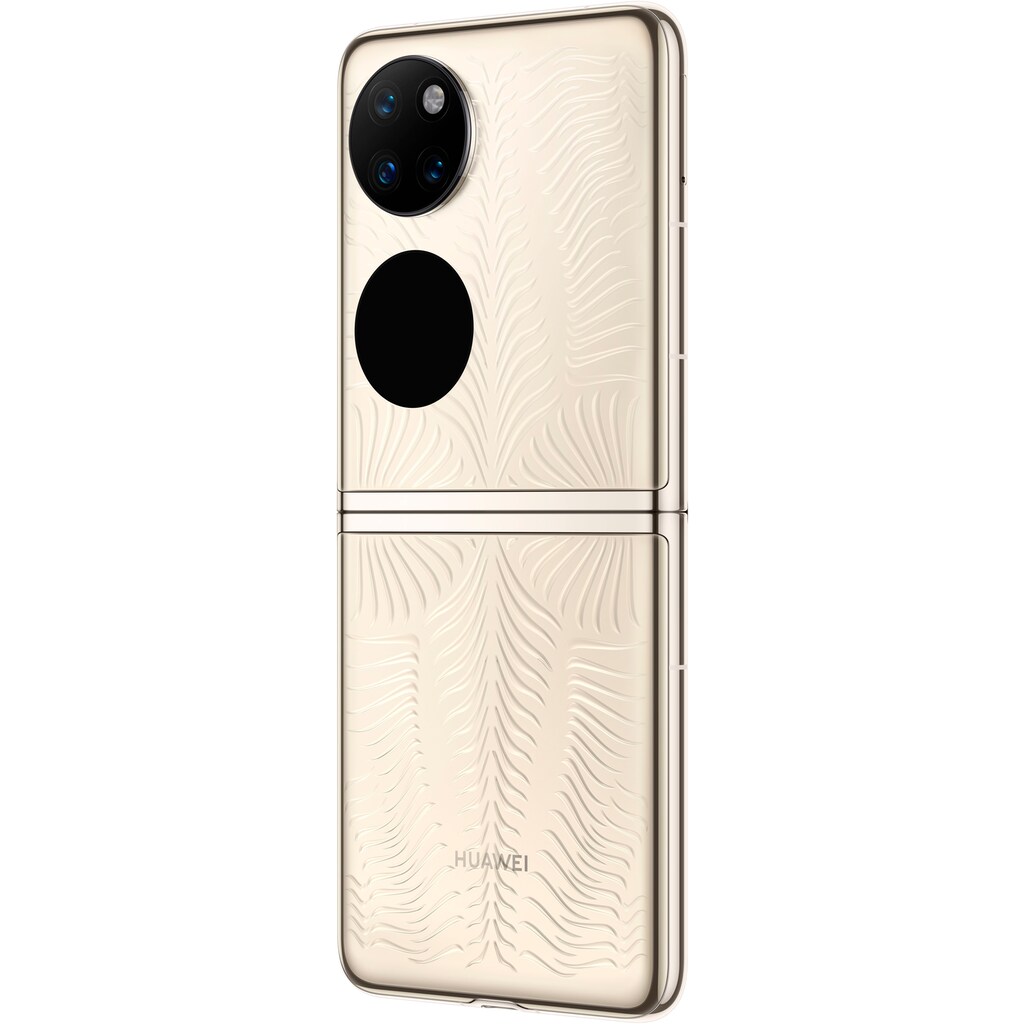 Huawei Smartphone »P50 Pocket Premium«, Gold, 17,53 cm/6,9 Zoll, 512 GB Speicherplatz, 40 MP Kamera