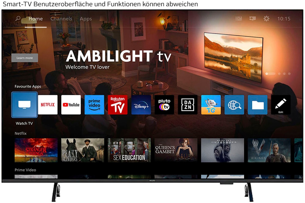 Philips LED-Fernseher »43PUS8000/12«, 4K Ultra HD, Smart-TV