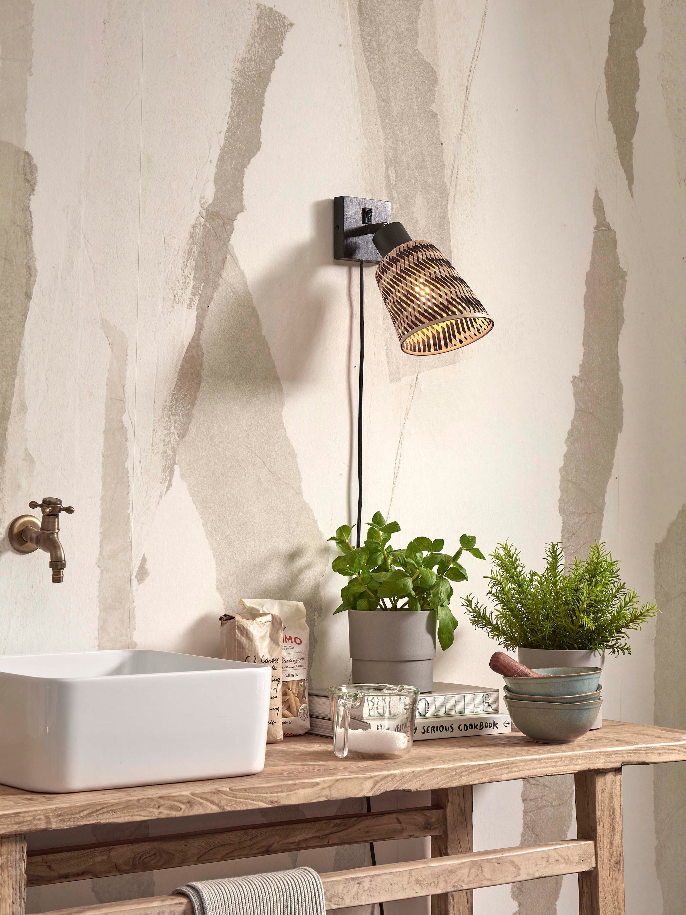 GOOD&MOJO Wandleuchte »JAVA« E27 1 Stk.