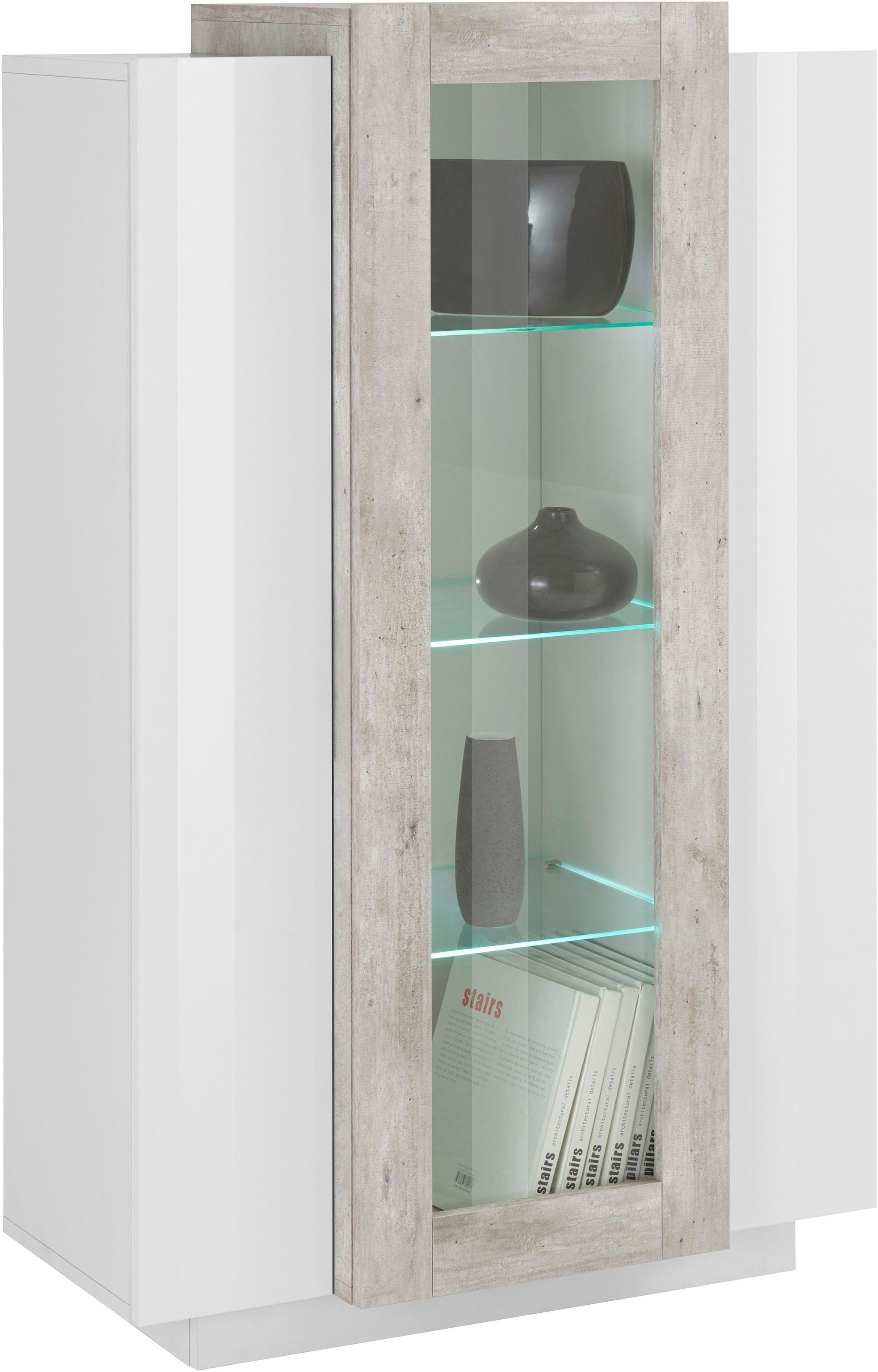 INOSIGN Vitrine »Coro, Vitrine, Glasvitrine, Vitrinenschrank, Stauraumvitri günstig online kaufen