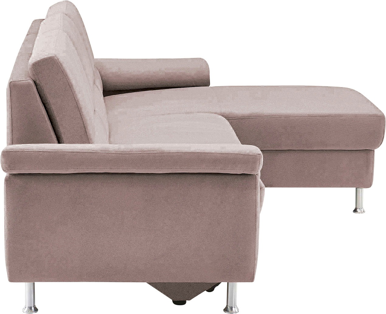 CALIZZA INTERIORS Ecksofa »Onyx L-Form«, Recamiere links oder rechts, wahlweise mit Bettfunktion, Breite 270 cm