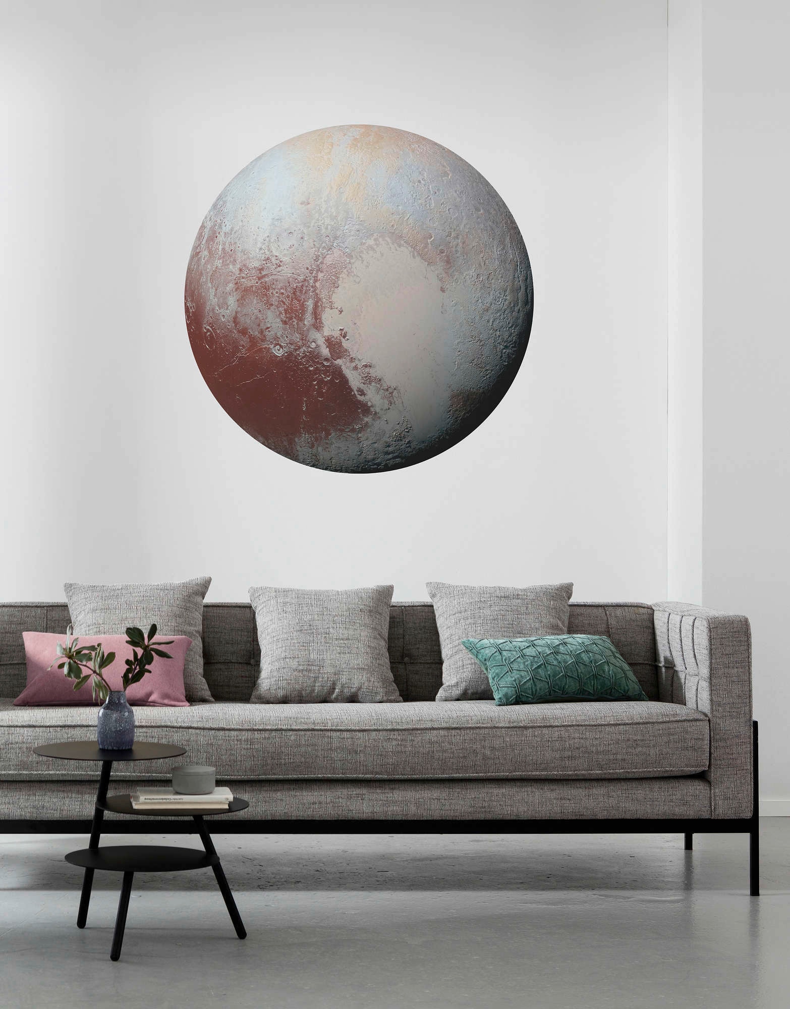 Komar Vliestapete »Vlies selbstklebend - Pluto - Größe 125 x 125 cm«, bedruckt, Wohnzimmer, Schlafzimmer