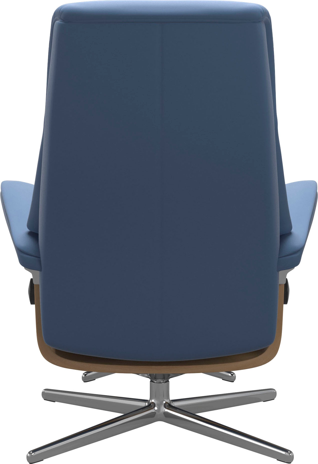 Stressless® Fußhocker »View« mit Cross Base, Größe S, M & L, Holzakzent Eic günstig online kaufen