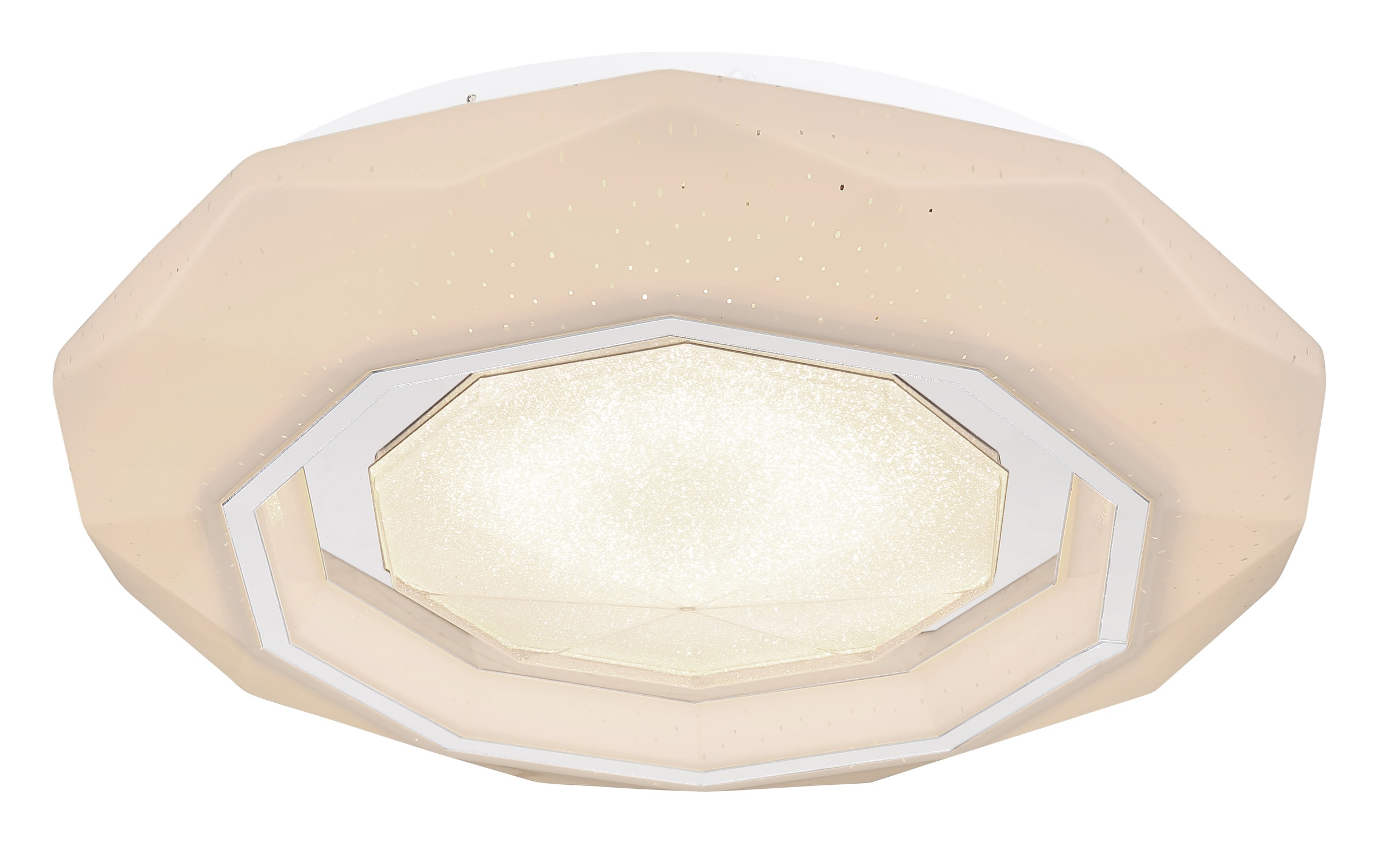 GLOBO LIGHTING LED Deckenleuchte »HOKKI« LED-Modul 1 Stk. Deckenlampe/rund/Wohnzimmer/Schlafzimmer/elegant