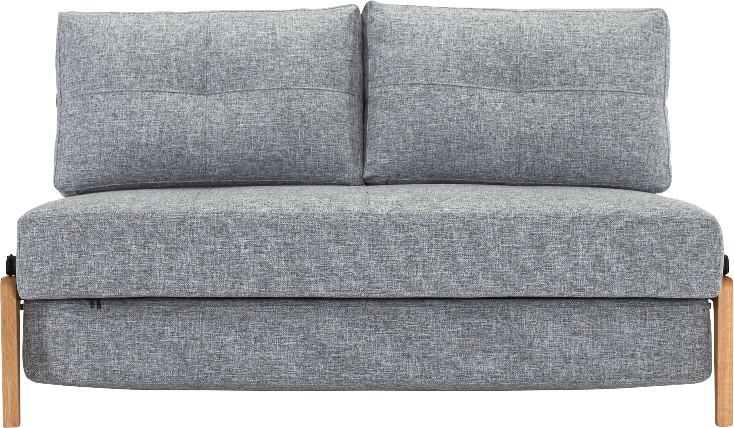 INNOVATION LIVING ™ Schlafsofa »Cubed«, Kompaktes Klappsofa mit Füßen aus Eiche