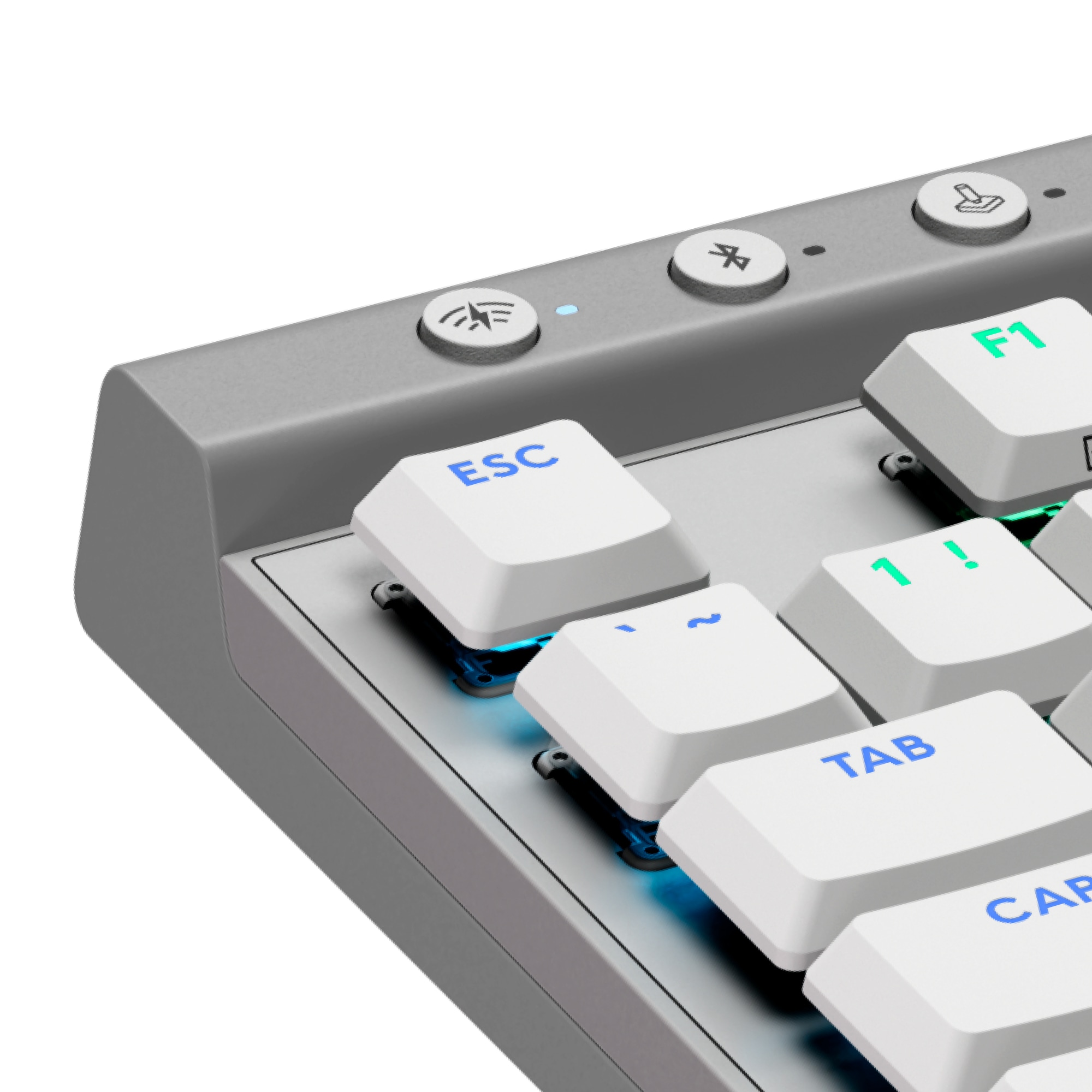 Logitech Gaming-Tastatur »G515 LIGHTSPEED TKL - WHITE - DEU - EMEA28i-935«, (USB-Anschluss), kabellos