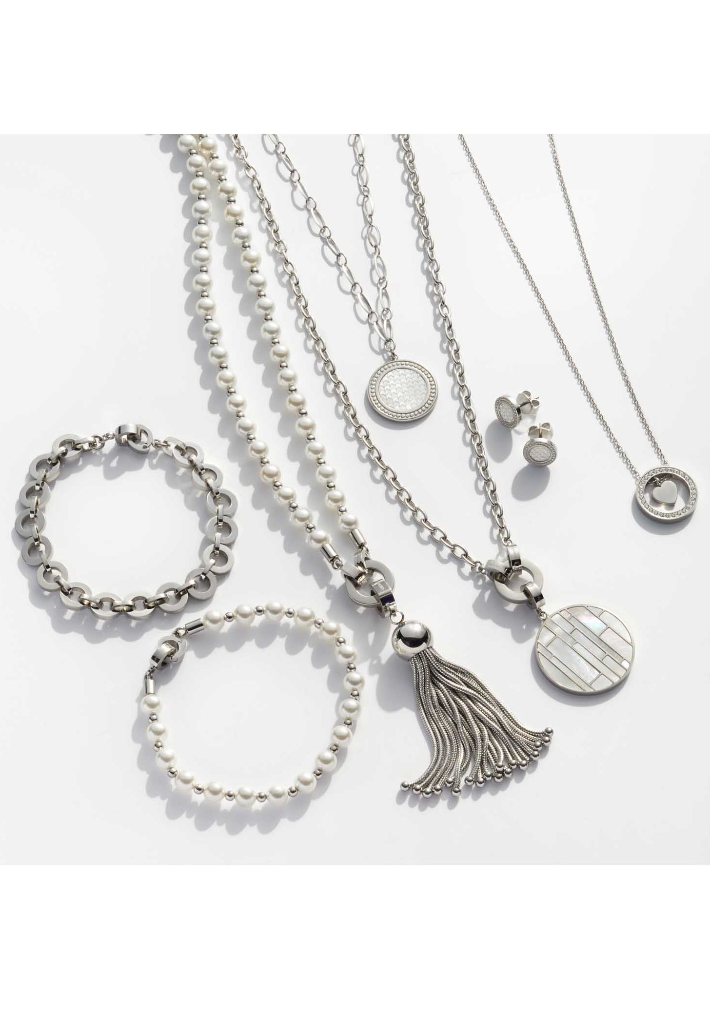 LEONARDO Kette kaufen »Halskette Polina, online 021516«, mit mit Anhänger Perlmutt