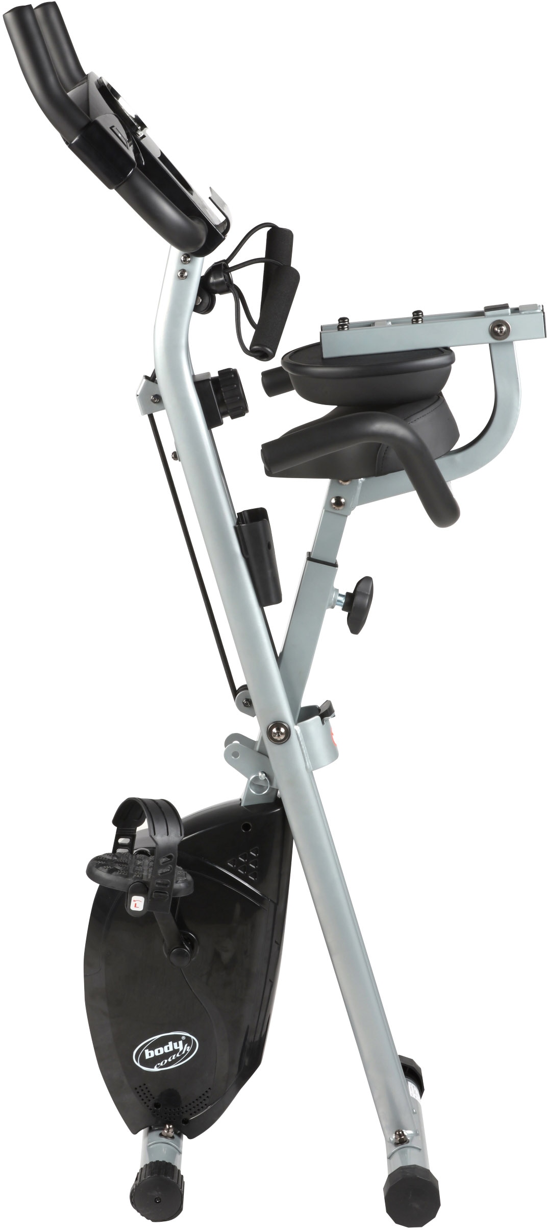 body coach Heimtrainer »Bike ´n Tube«, (mit Tablet-Halterung), Schwungmasse ca. 4 kg, 8 Widerstandsstufen, klappbar