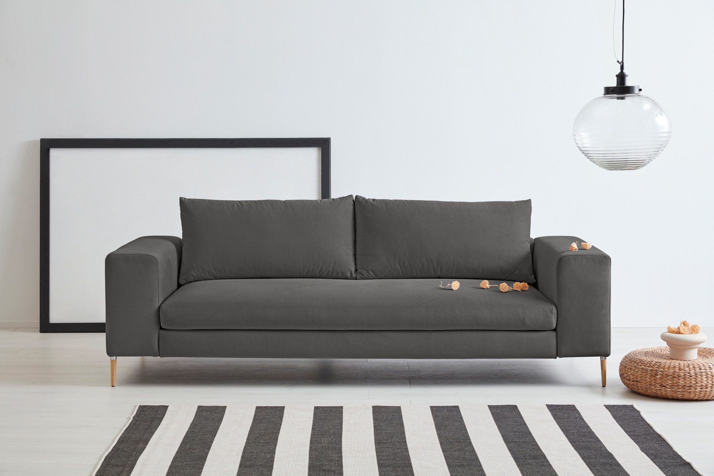 OTTO products 3-Sitzer »Finnja, softer, legerer Sitzkomfort, hoher Fuß, beq günstig online kaufen