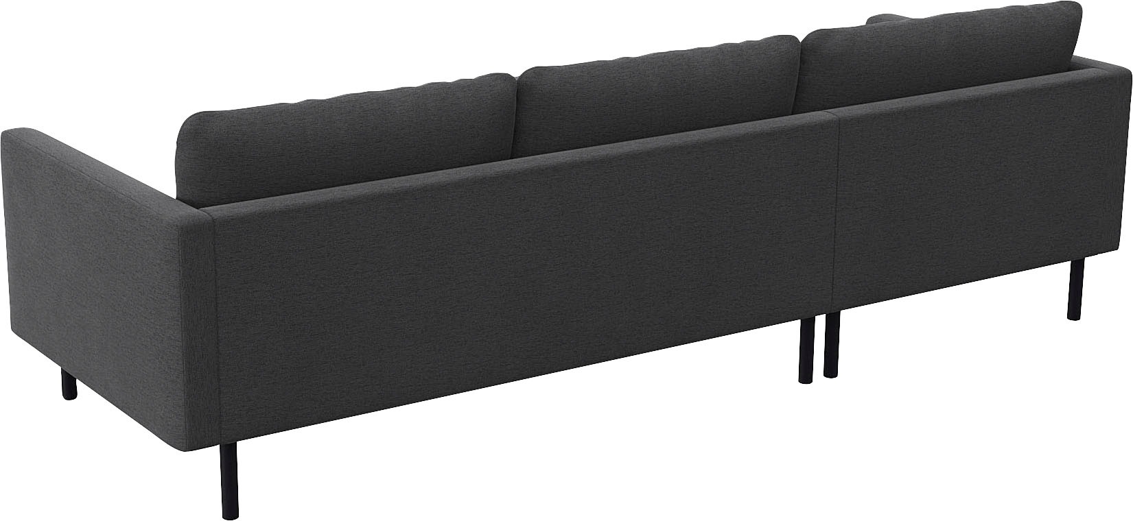 FLEXLUX Ecksofa »Bolzano, elegant und bequem, L-Form«, Sitzaufbau mit Kaltschaum & Stahl-Wellen, loose Sitz -& Rückenkissen