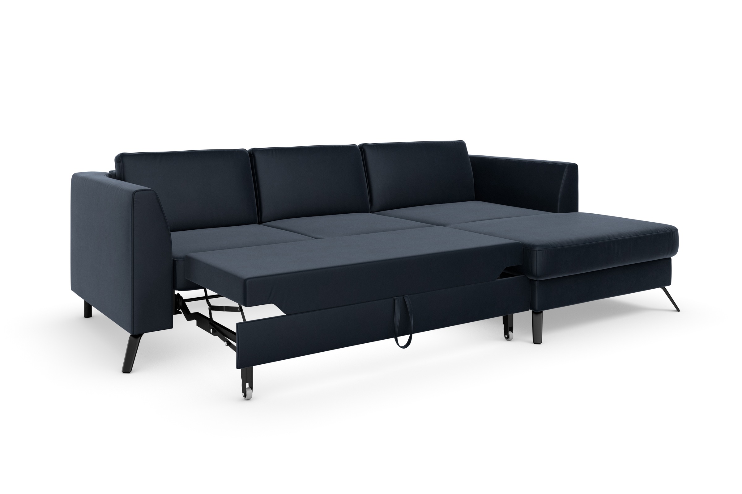 sit&more Ecksofa »Olsen L-Form«, inklusive Sitztiefenverstellung, wahlweise mit Bettfunktion, 15cm hoch