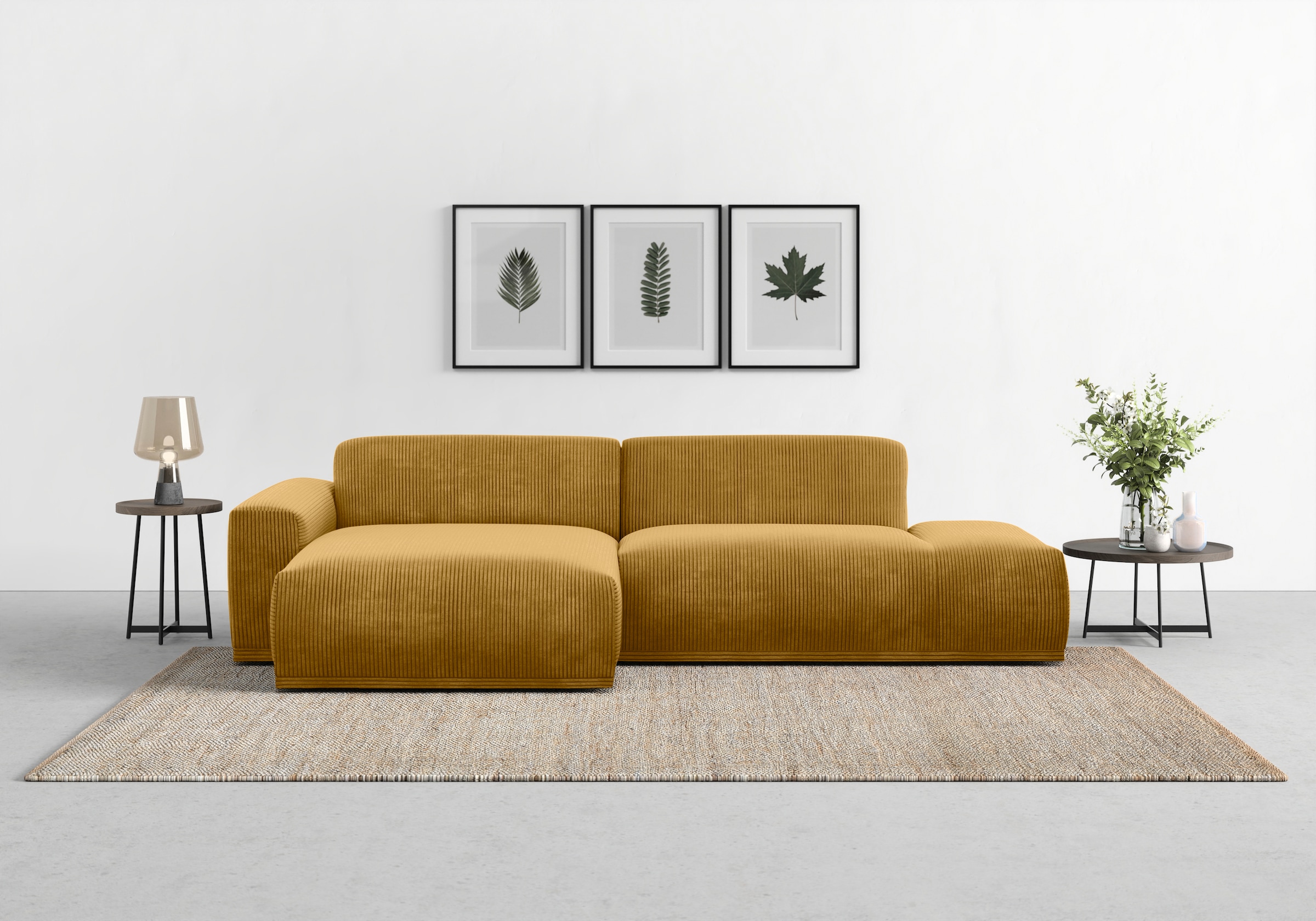 TRENDMANUFAKTUR Ecksofa »Braga, mit hochwertigem Kaltschaum, L-Form, in Cor günstig online kaufen