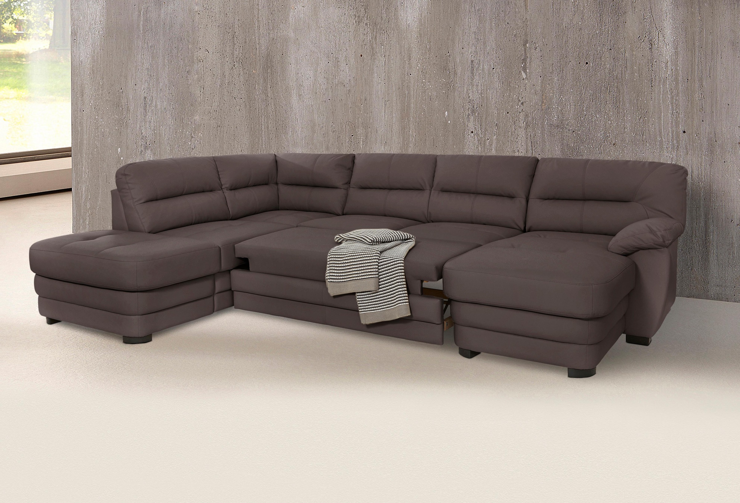 COTTA Wohnlandschaft »Royale U-Form«, wahlweise mit Bettfunktion
