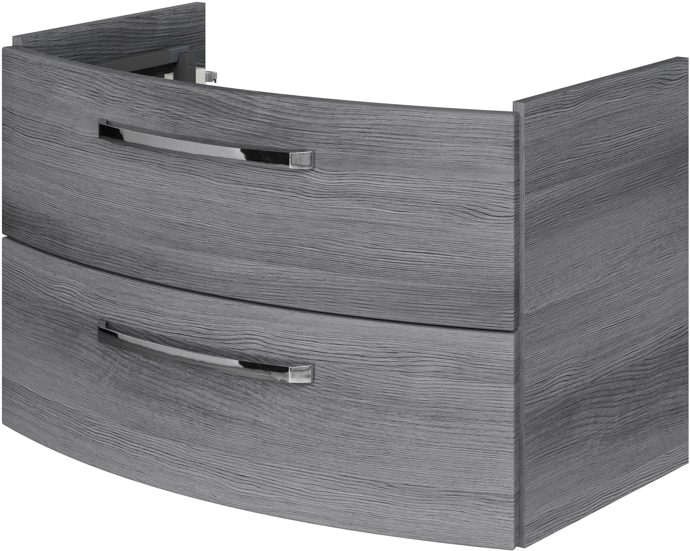 Saphir Badmöbel-Set »Serie 4010 2-teilig Keramik-Waschtisch mit LED-Spiegelschrank«, (Set), Badezimmer Set 84 cm breit, inkl. Türdämpfer, 3 Türen, 2 Schubladen