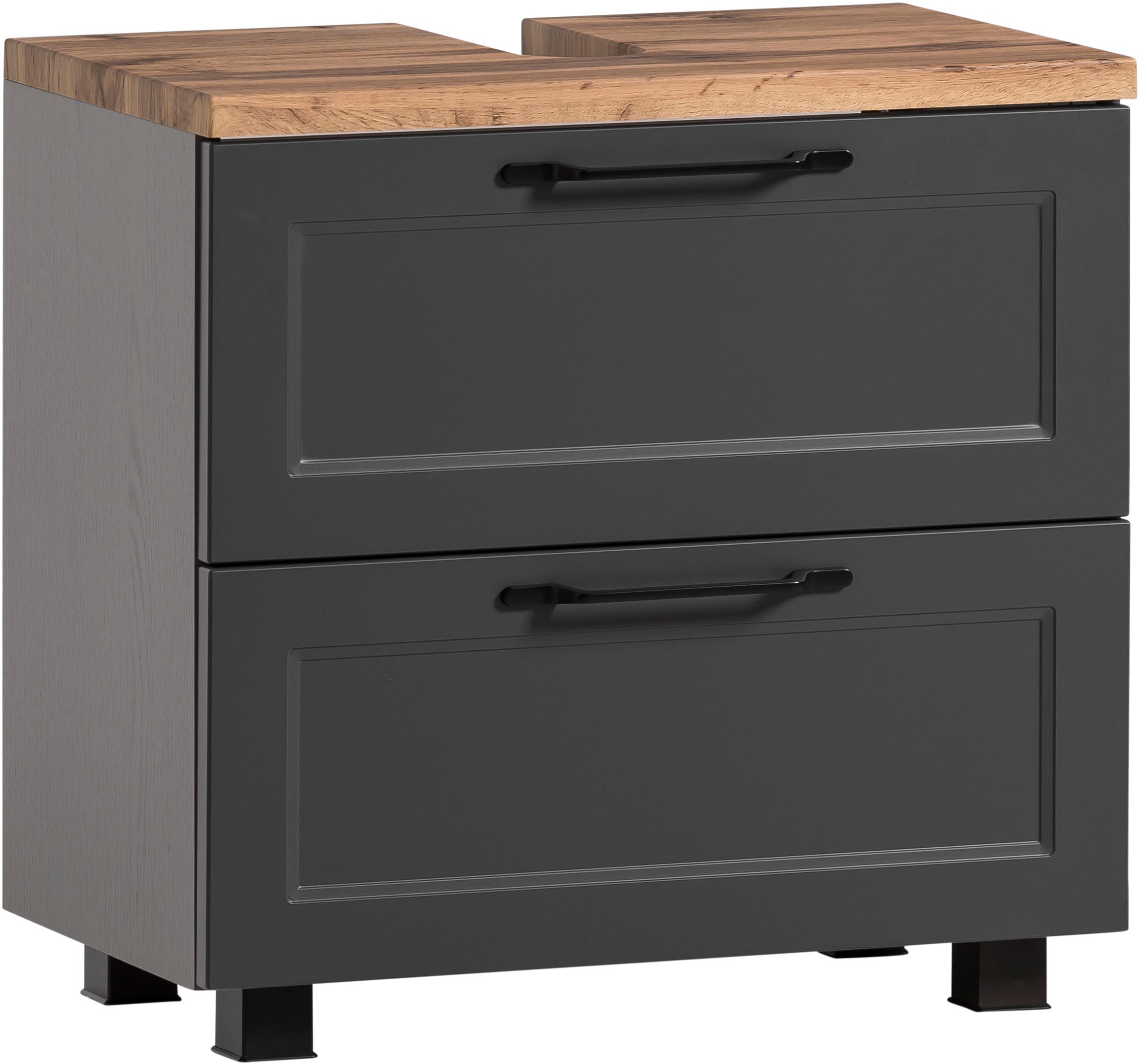 welltime Badmöbel-Set »Lana«, (Komplett-Set, 2 St.), Badezimmer-Set, 2-teilig, 60 cm breit