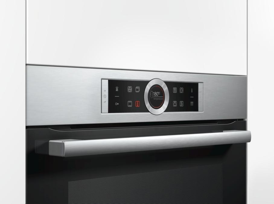 6. Bild von BOSCH Pyrolyse Backofen »HBG675BS1«, Serie 8, mit Teleskopauszug nachrüstbar, Pyrolyse-Selbstreinigung, mit AutoPilot